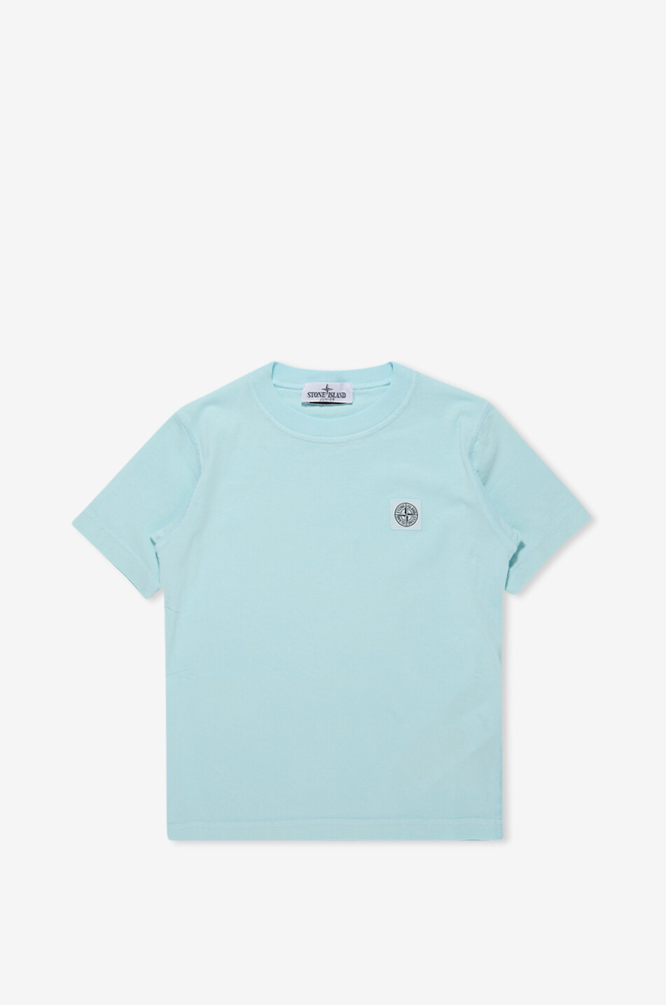 STONE ISLAND JUNIOR Jungen-Kurzarm-T-Shirt 2100005 Compass Organic Cotton Junge HELLBLAU 1