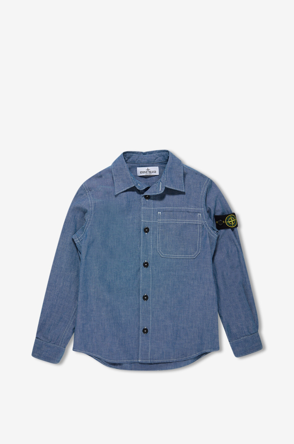 1100002 Chambray boys' overshirt
