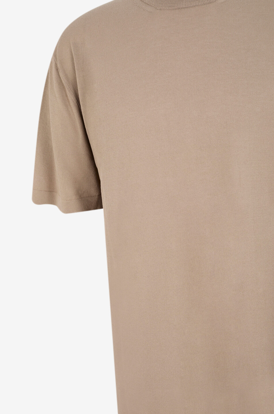 CRUNA Kurzarm-T-Shirt aus Baumwolle mit Rundhals Nizza Herren BEIGE 3