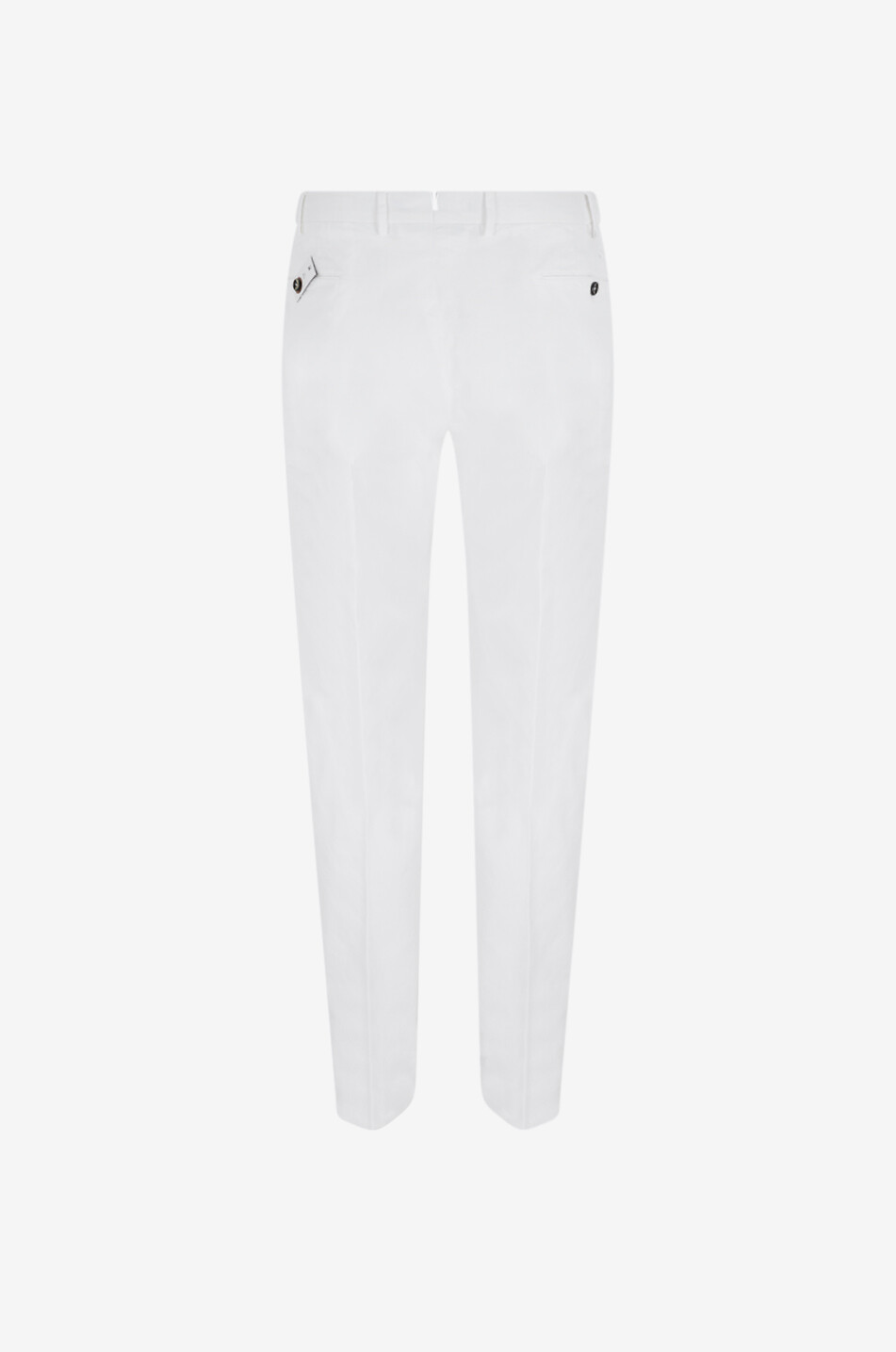 PT TORINO Slim fit cotton stretch chino trousers Men WHITE 2