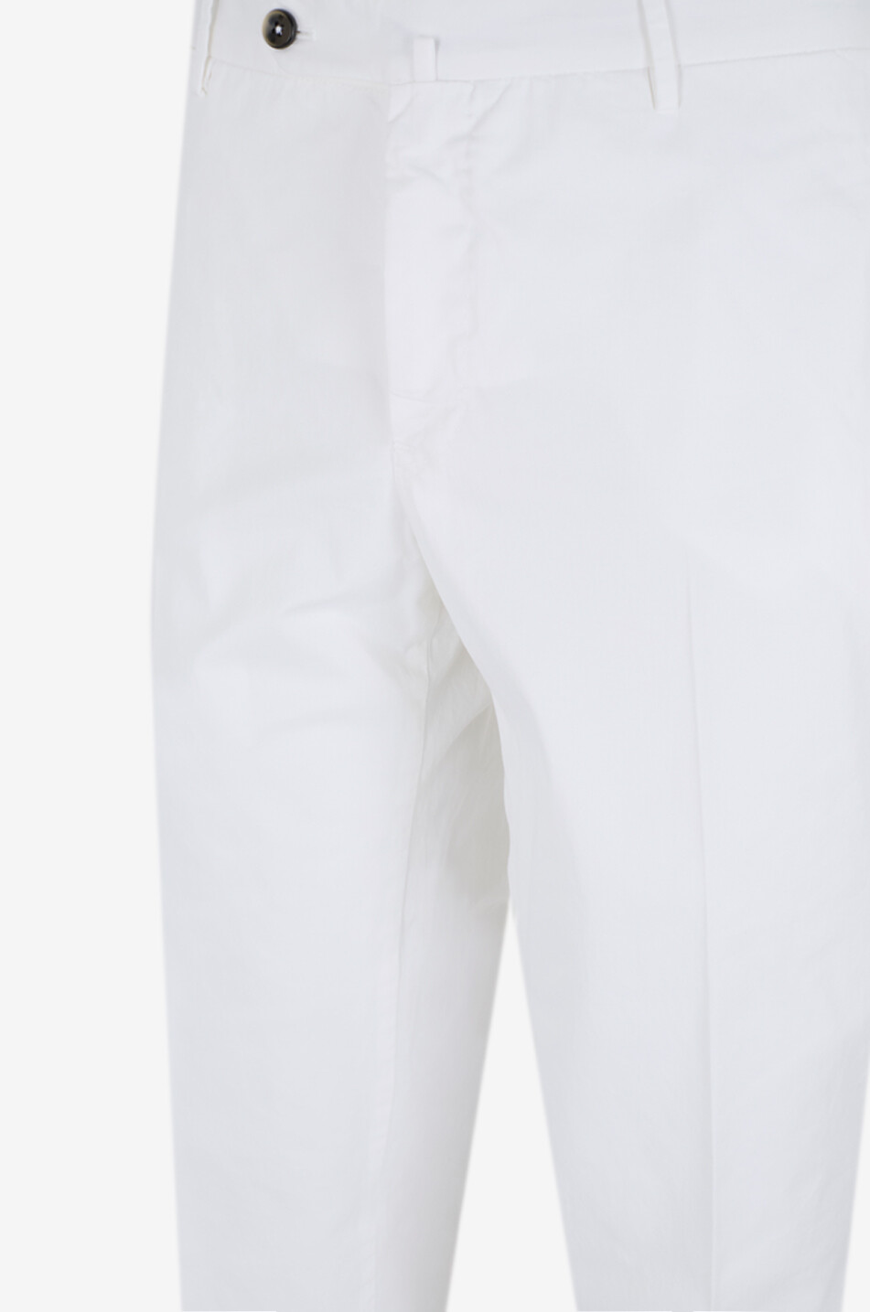 PT TORINO Slim fit cotton stretch chino trousers Men WHITE 3