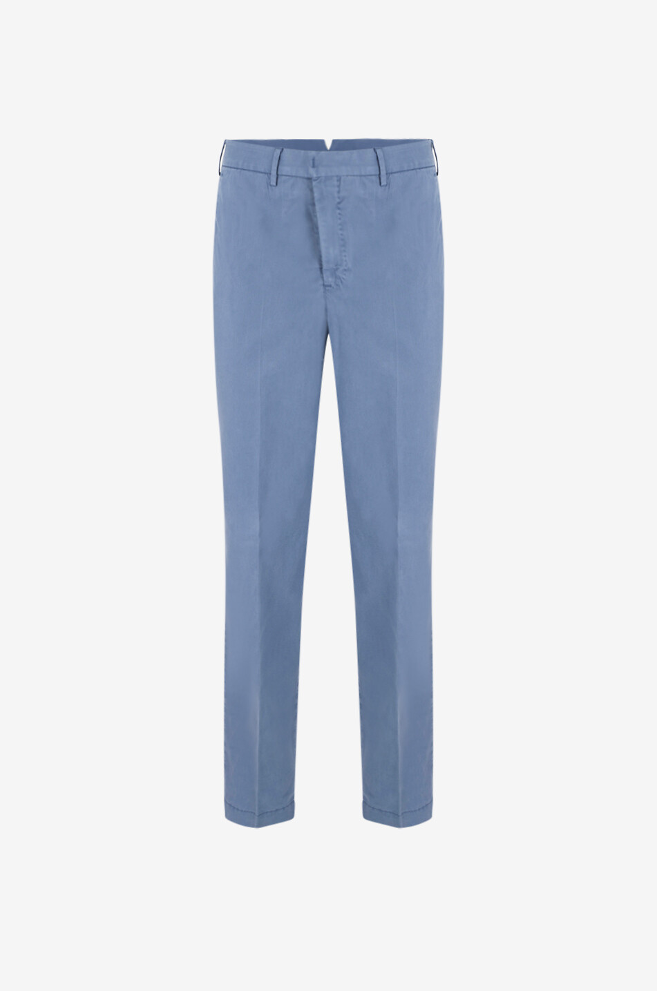 PT TORINO Pantalon chino slim en sergé de lyocell et coton Master Fit Homme BLEU MOYEN 1