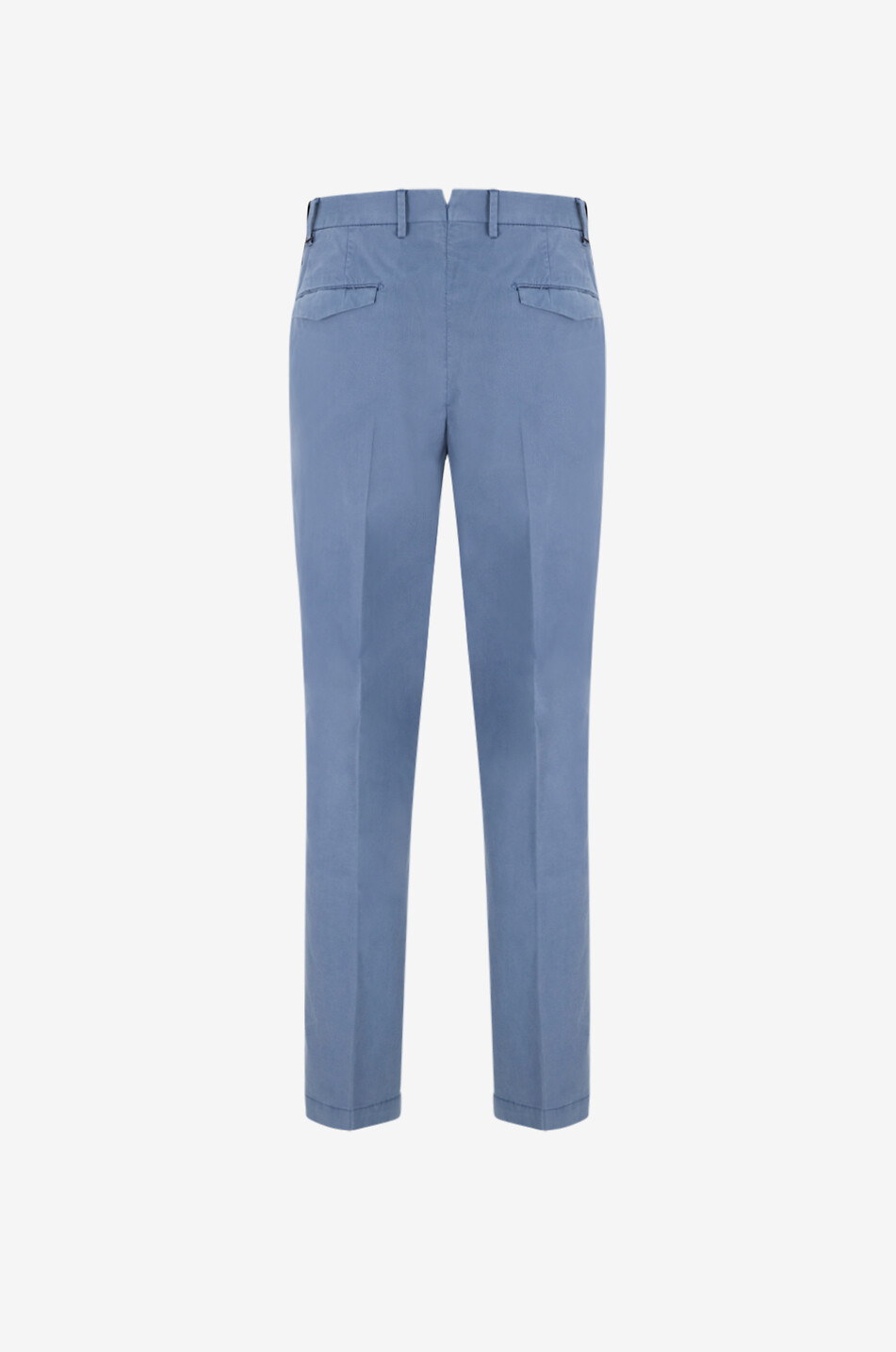 PT TORINO Pantalon chino slim en sergé de lyocell et coton Master Fit Homme BLEU MOYEN 2