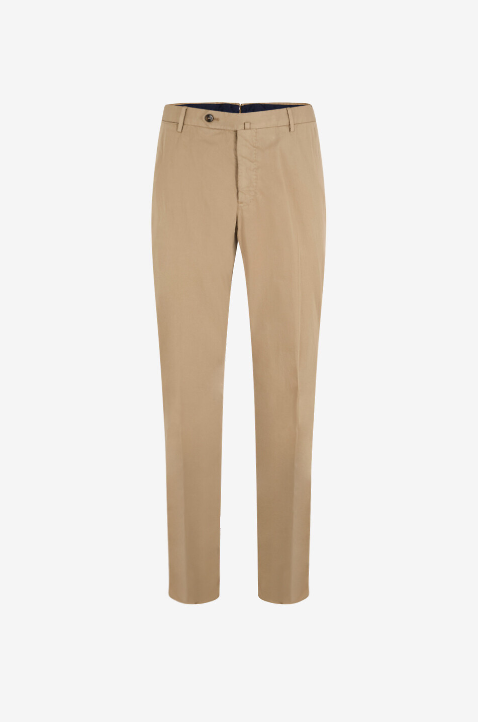 PT TORINO Slim Fit chino trousers in cotton and silk Men Medium beige 1
