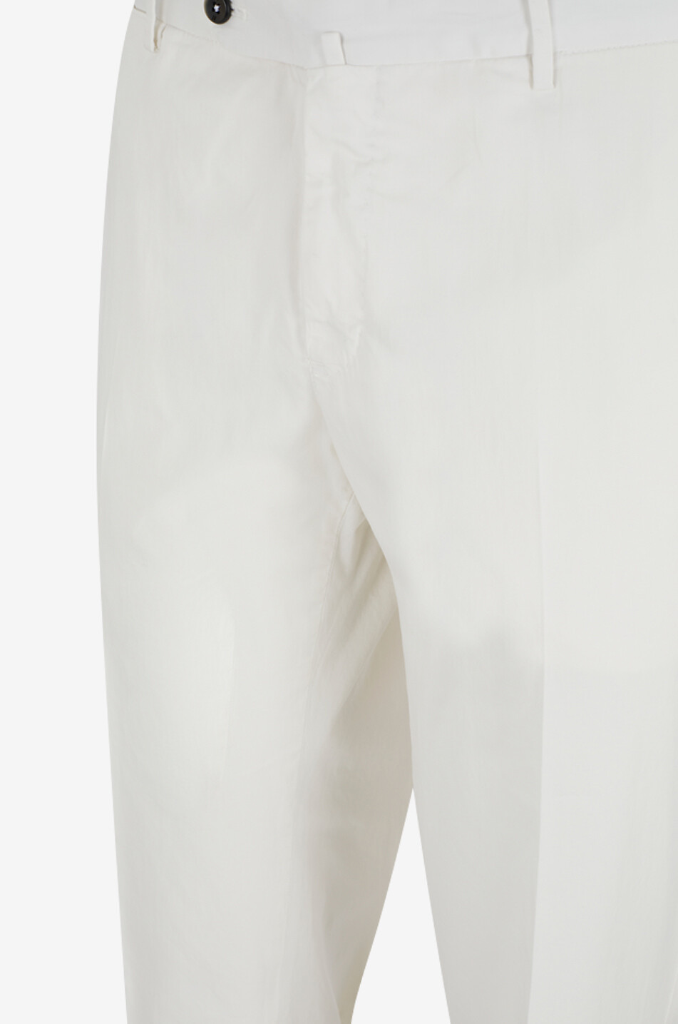 PT TORINO Pantalon chino en coton et soie Slim Fit Homme BLANC CASSE 3