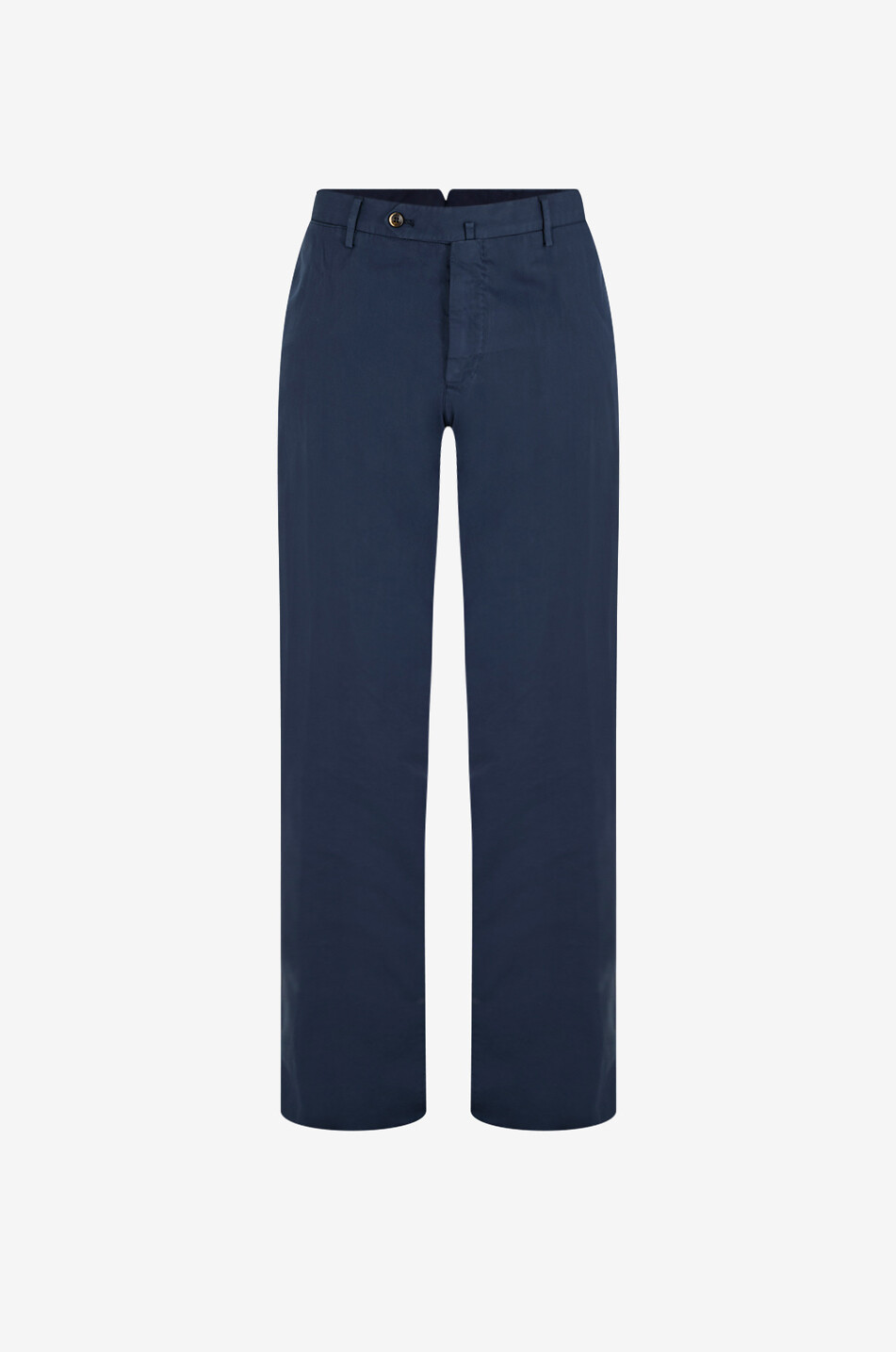 PT TORINO Pantalon chino en coton et soie Slim Fit Homme BLEU FONCE 1