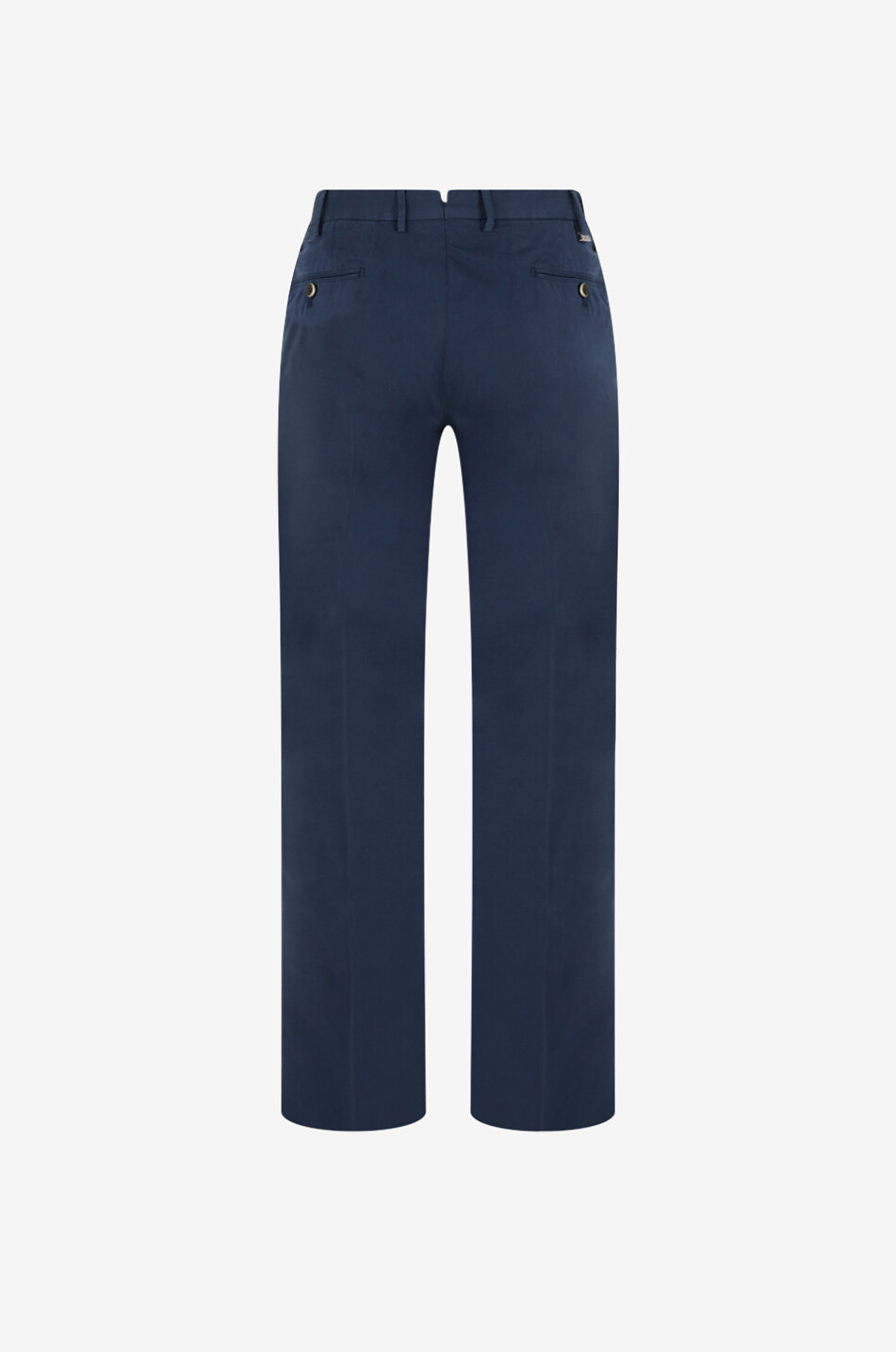 PT TORINO Pantalon chino en coton et soie Slim Fit Homme BLEU FONCE 2