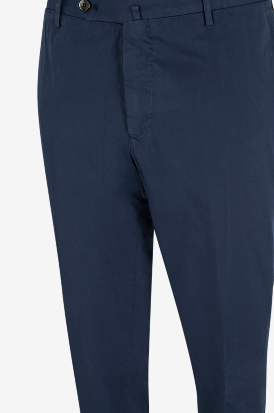 PT TORINO Pantalon chino en coton et soie Slim Fit Homme BLEU FONCE 3