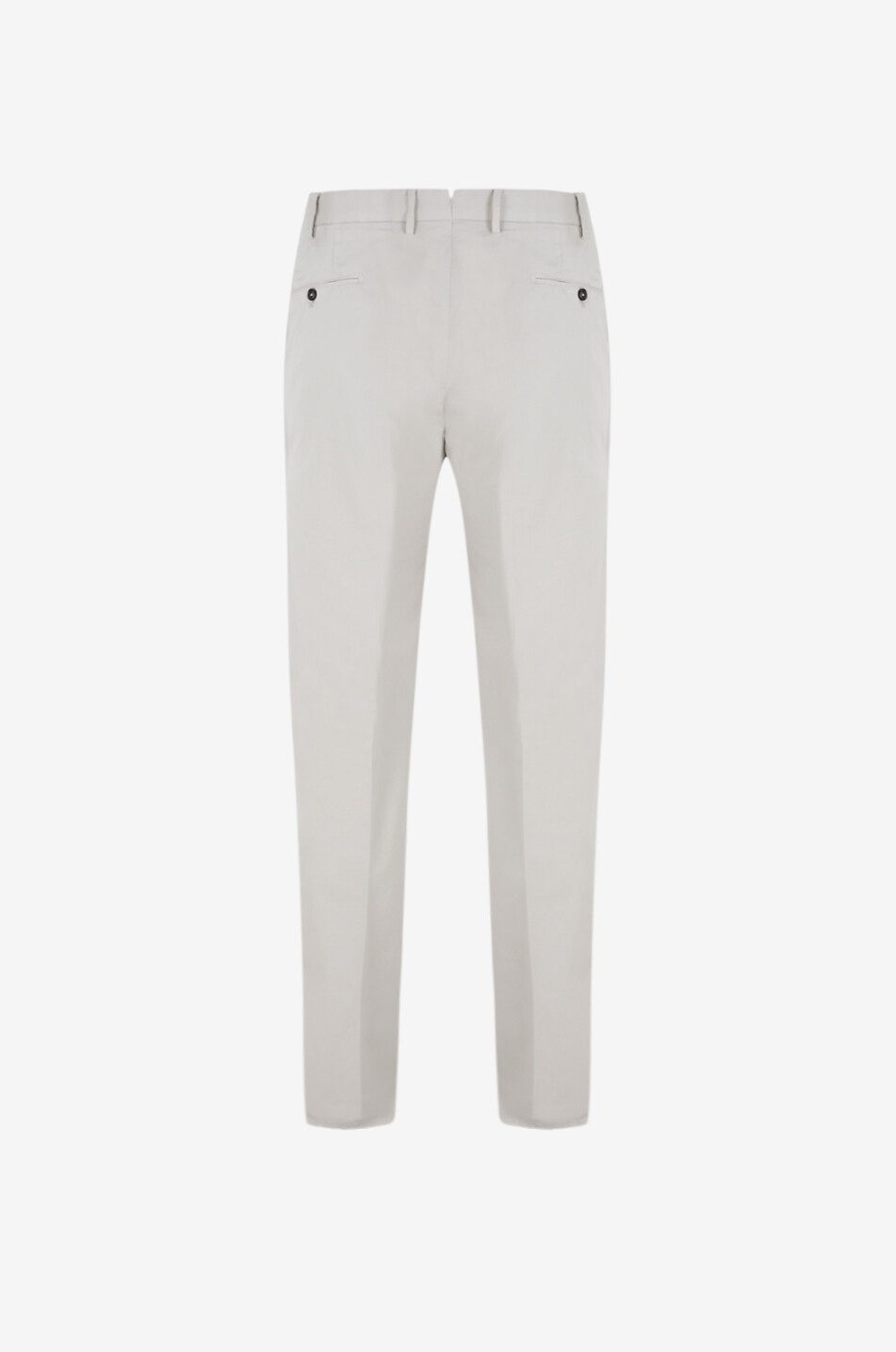 PT TORINO Pantalon chino en coton et soie Slim Fit Homme GRIS CLAIR 2