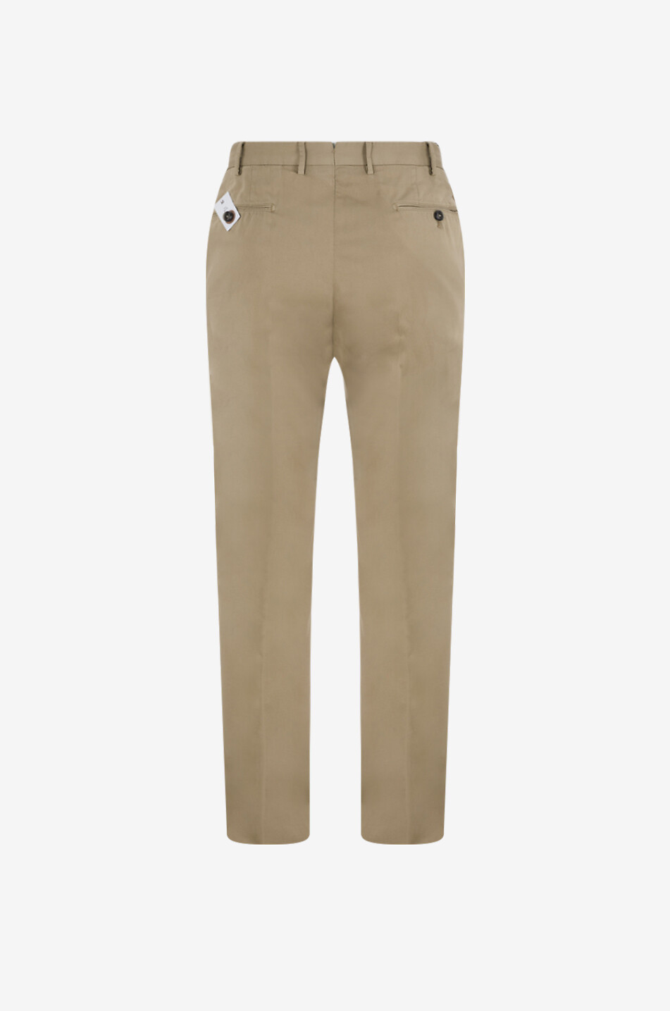 PT TORINO Pantalon chino en coton et soie Slim Fit Homme VERT MOYEN 2