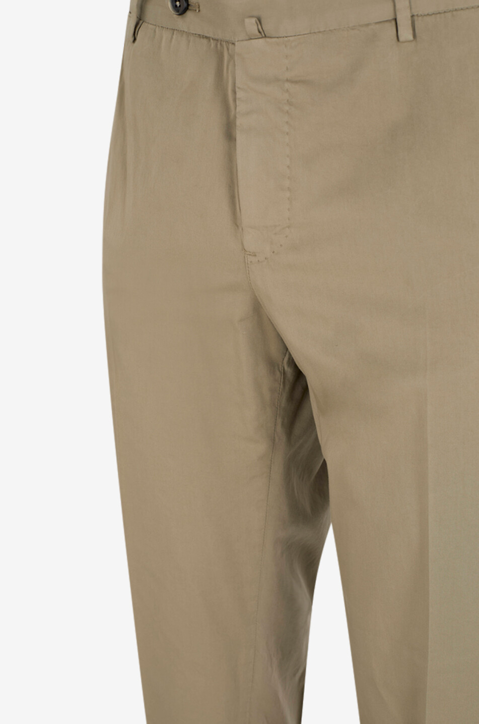 PT TORINO Pantalon chino en coton et soie Slim Fit Homme VERT MOYEN 3
