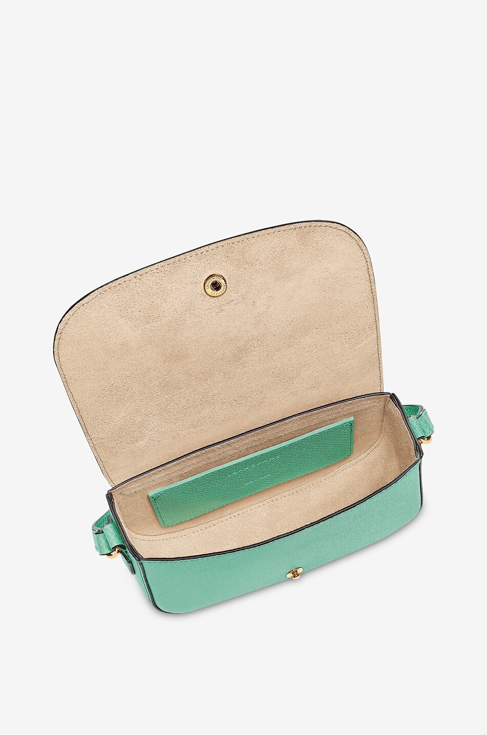 LONGCHAMP Umhängetasche aus genarbtem Leder Épuré S Damen MITTELGRÜN 5