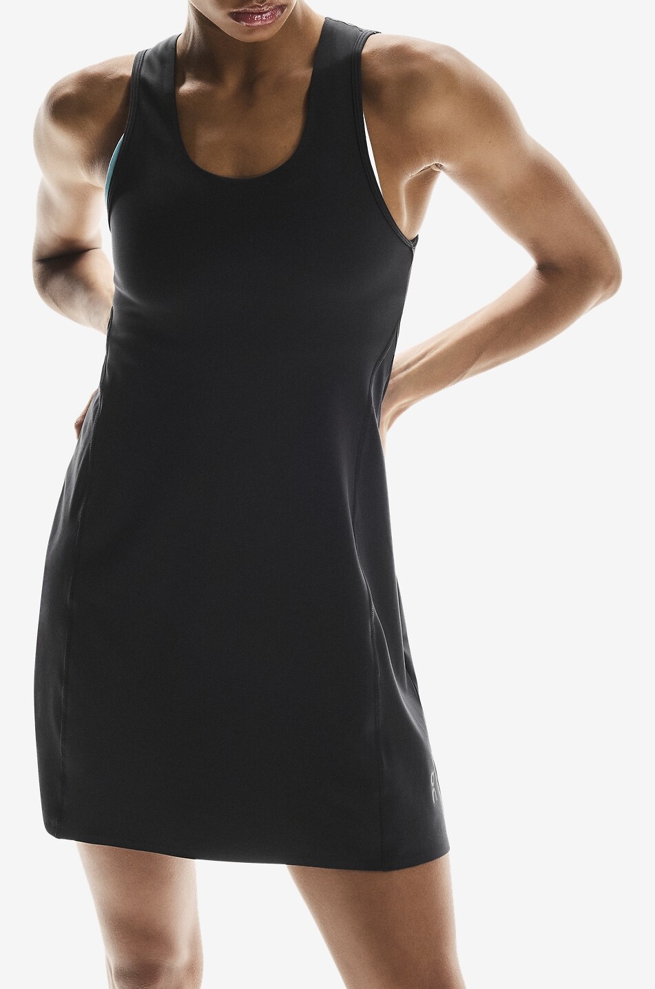 ON Studio Dress sports mini dress with back cut-out Women BLACK 2
