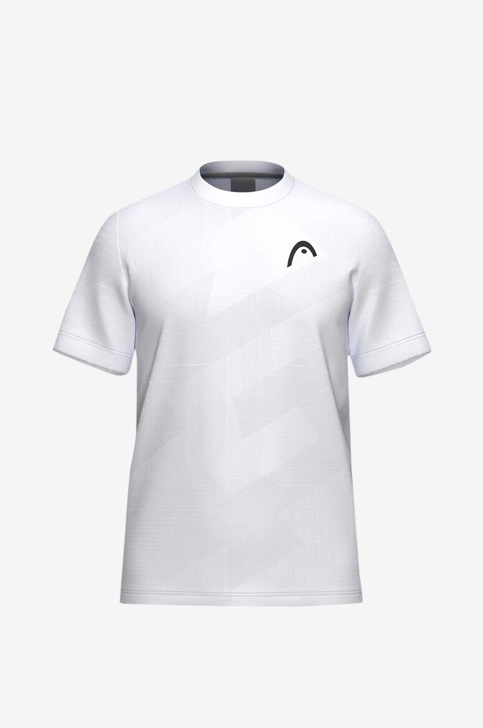 HEAD Pro jacquard round-neck t-shirt Men WHITE 1