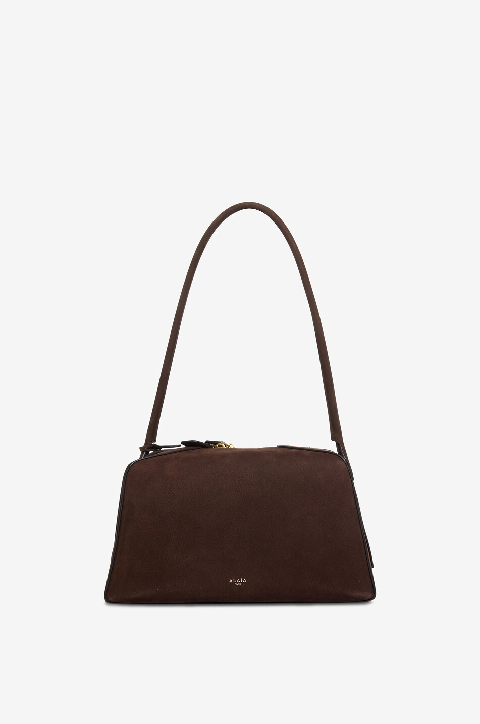 Sac bowling en cuir de veau vieilli Le Bouledogue Medium