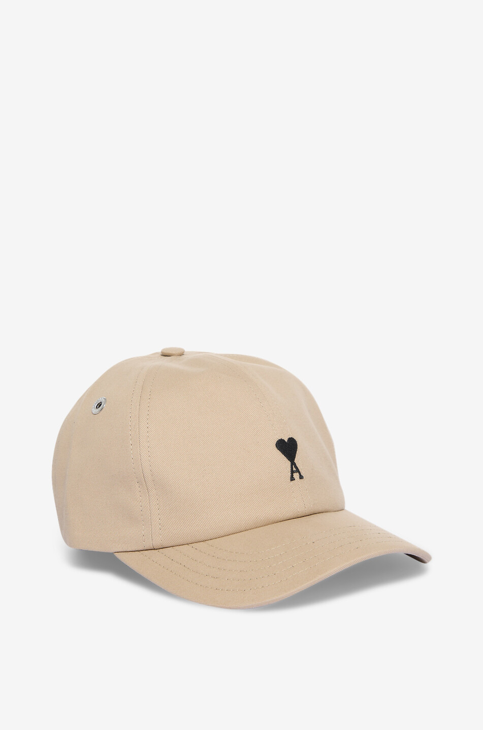 AMI Casquette en gabardine de coton Ami de Cœur Homme Beige moyen 2