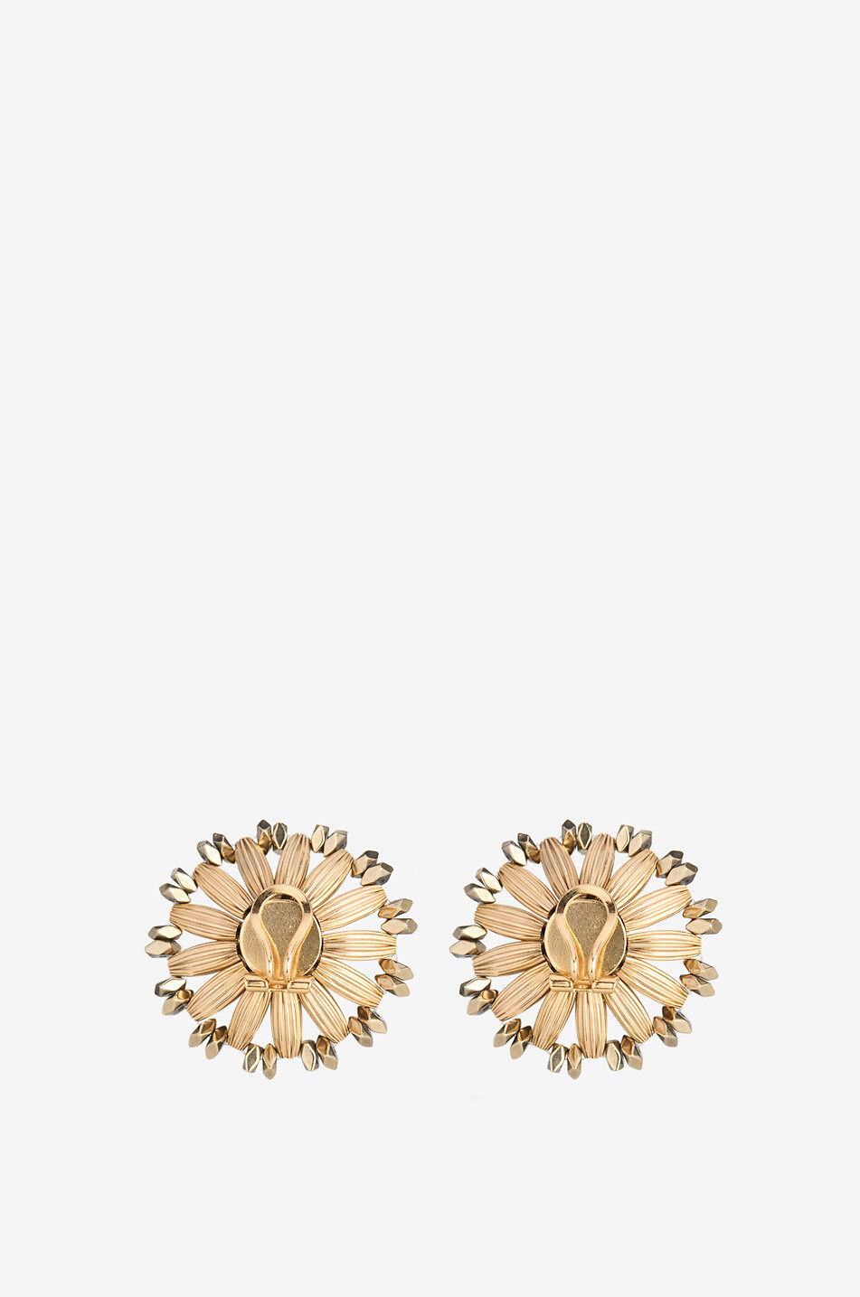 TATABORELLO Clous d'oreilles dorés ornés d'hématite Martherite Femme DORE 2