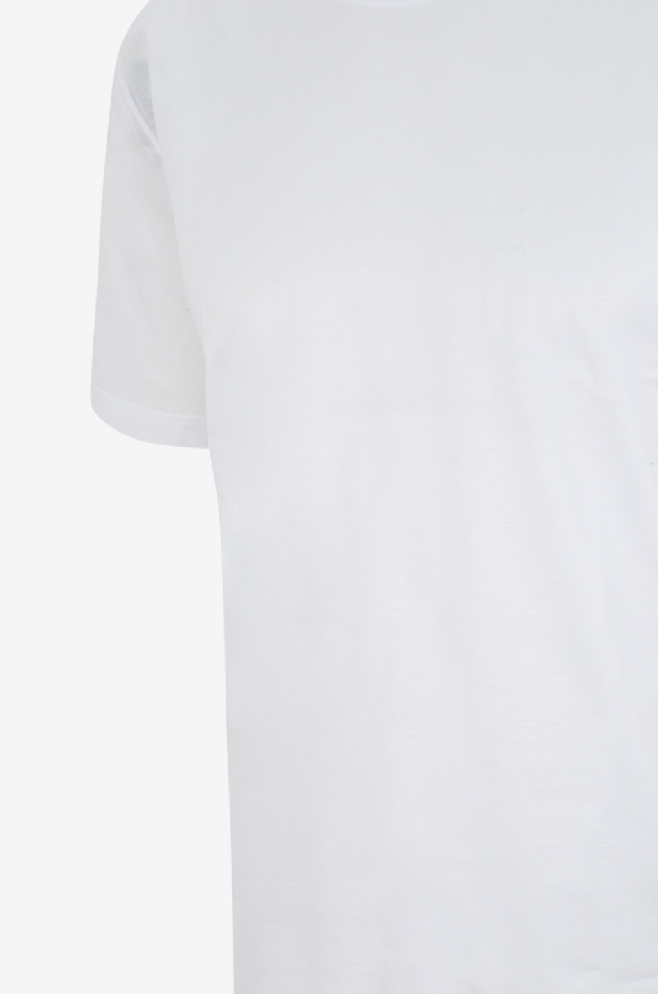 GRAN SASSO Short-sleeved round-neck cotton jersey T-shirt Men WHITE 3