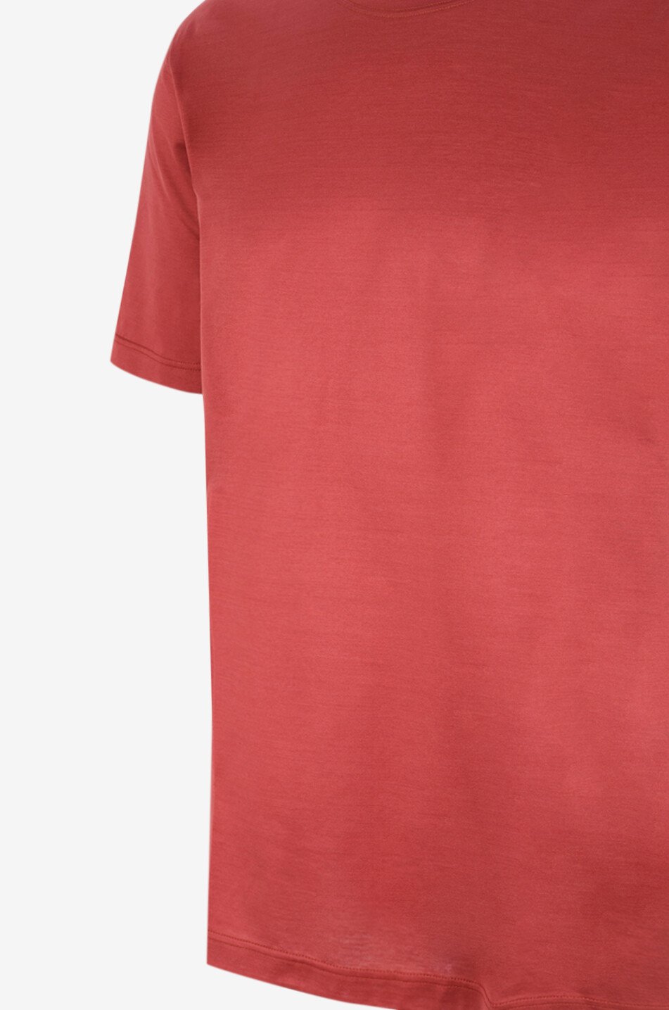 GRAN SASSO Short-sleeved round-neck cotton jersey T-shirt Men MEDIUM ORANGE 3