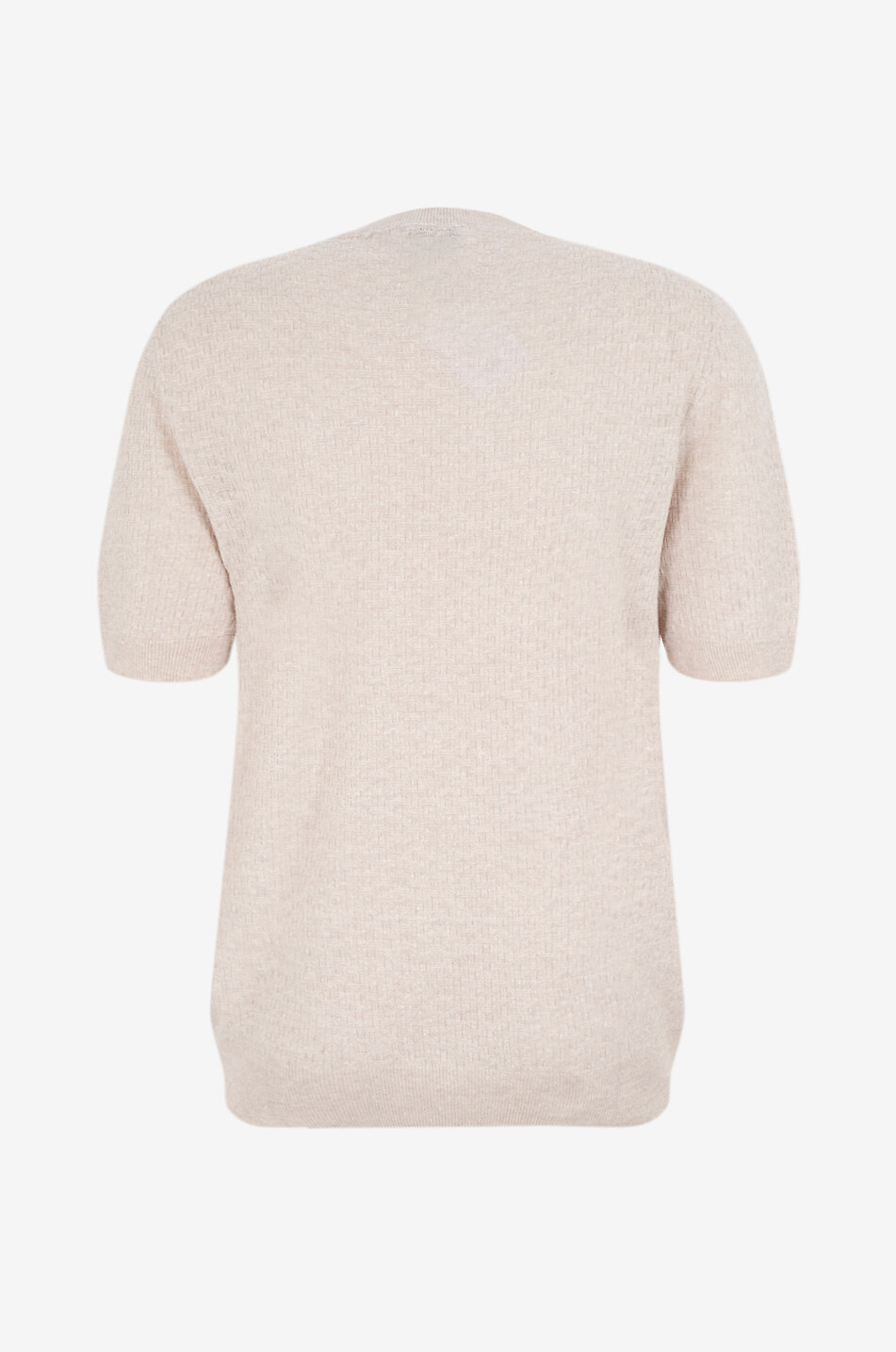 GRAN SASSO Marled linen and cotton knit top Men BROWN 2