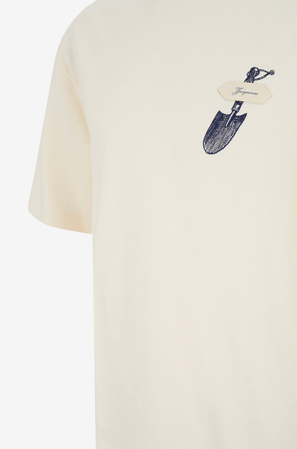 JACQUEMUS Bedrucktes Kurzarm-T-Shirt Le T-Shirt Pelle Herren CREMEFARBEN 3