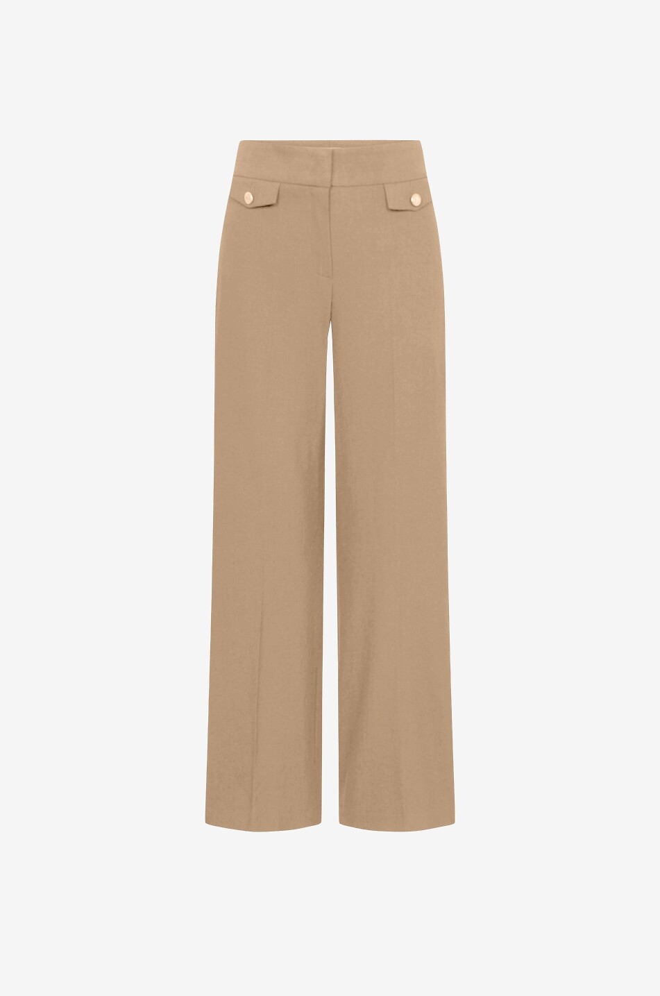 Alara straight-leg blended linen trousers