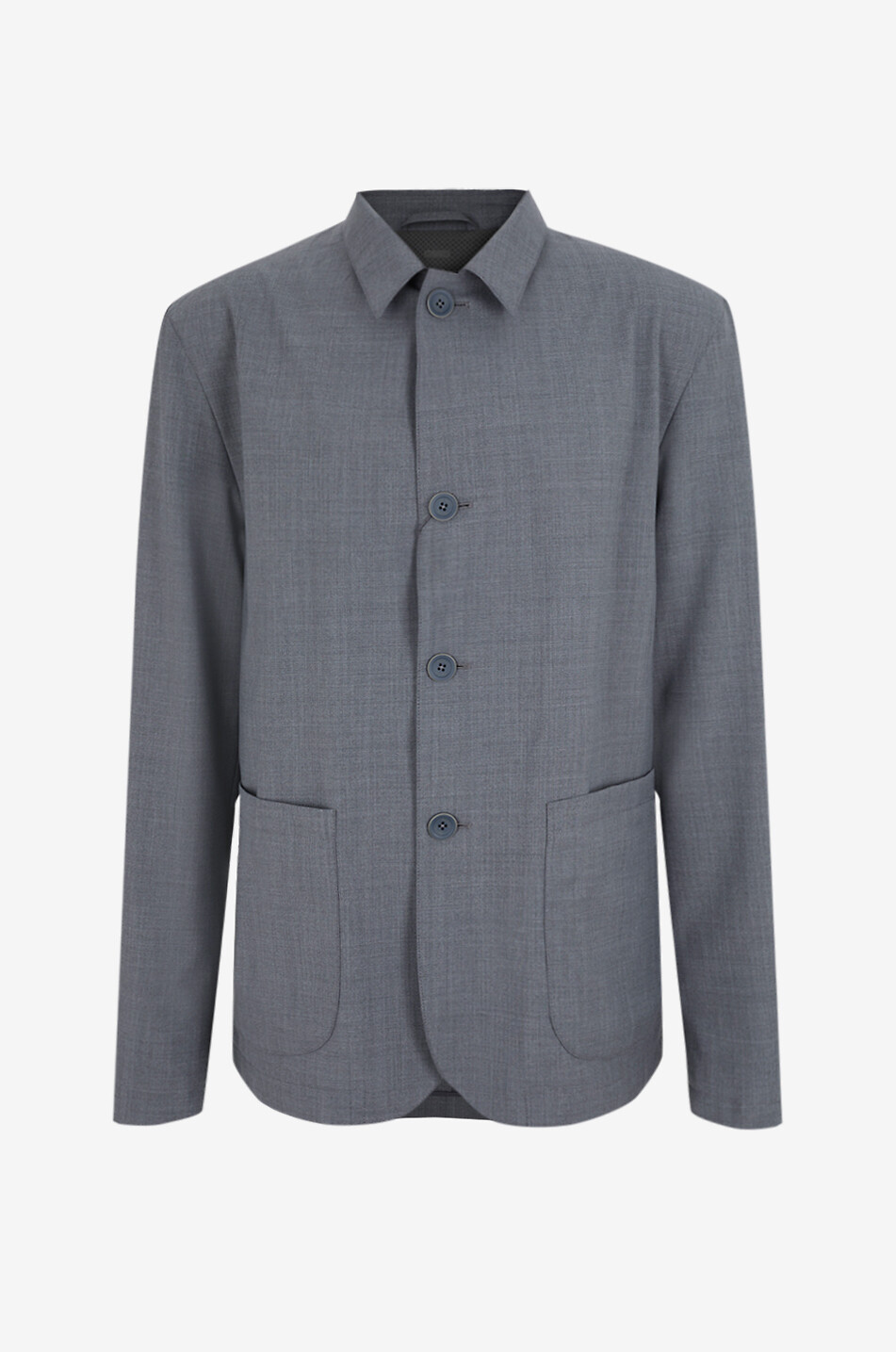 Light Stretch Wooly single-breasted lightweight blazer