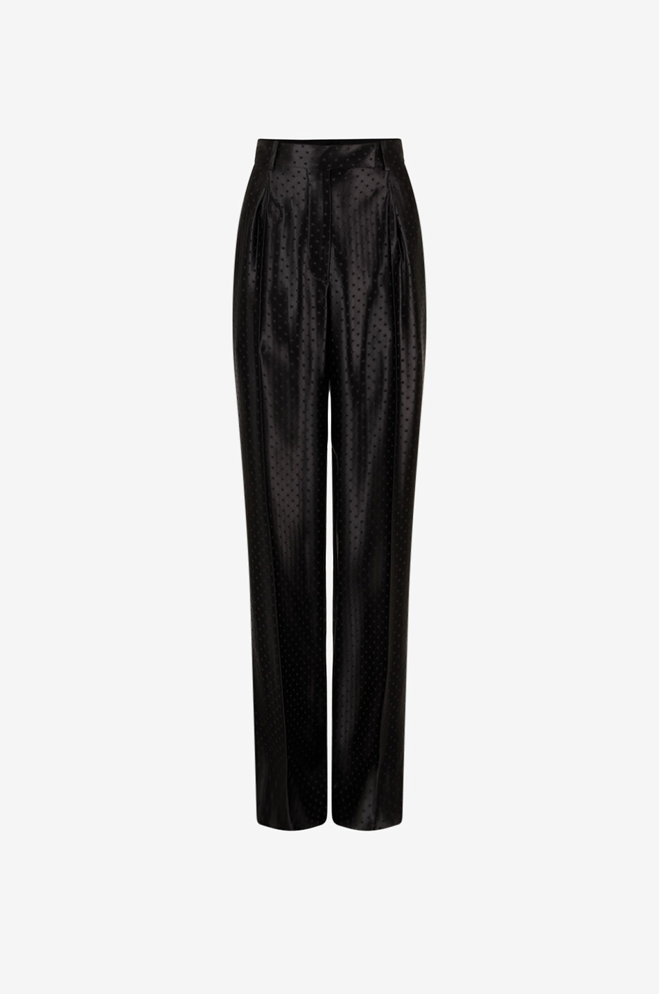 TOM FORD Wide-leg viscose and silk polka dot trousers Women BLACK 1