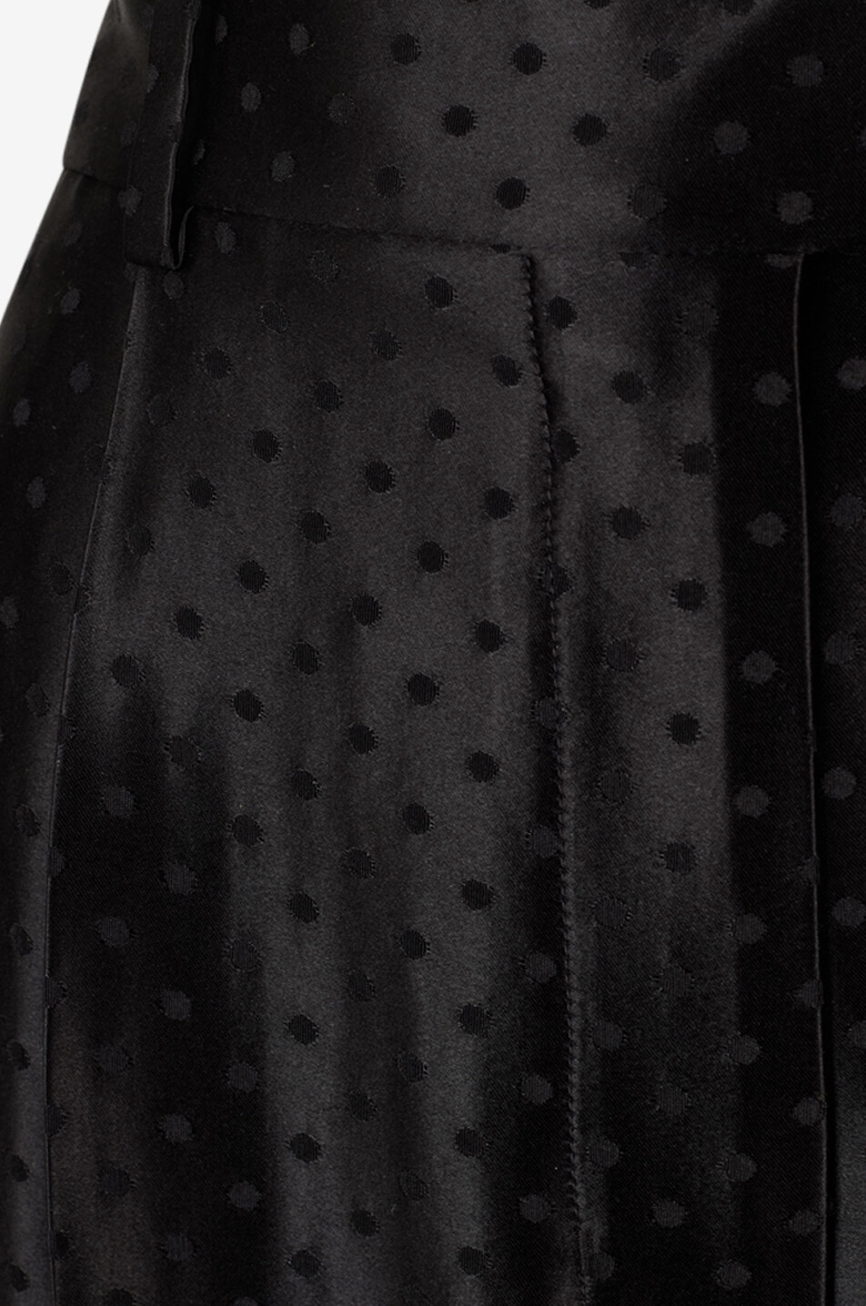 TOM FORD Wide-leg viscose and silk polka dot trousers Women BLACK 3