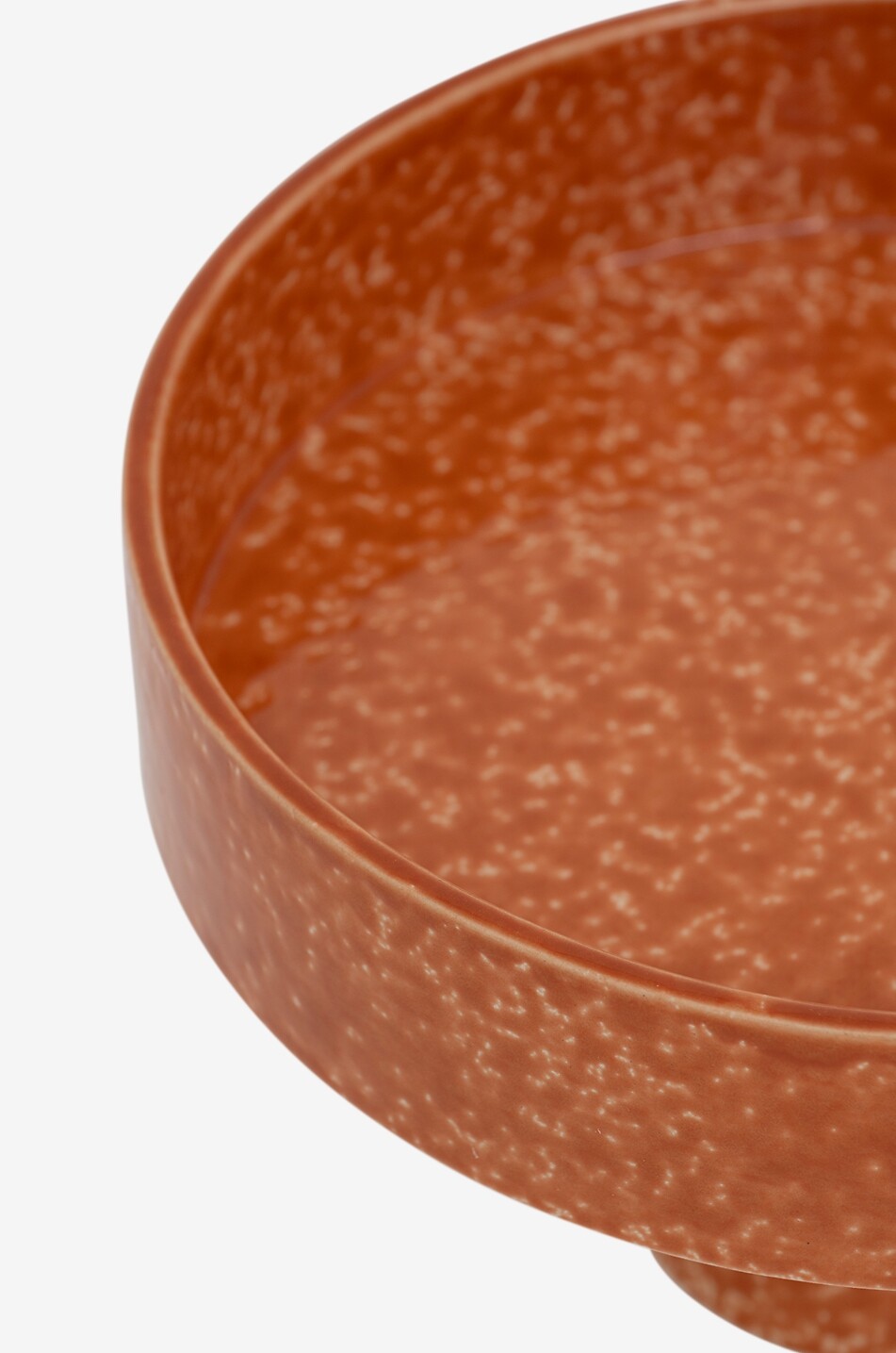 URBAN NATURE CULTURE AMSTERDAM Tima recycled ceramic serving stand bowl Home ORANGE 2