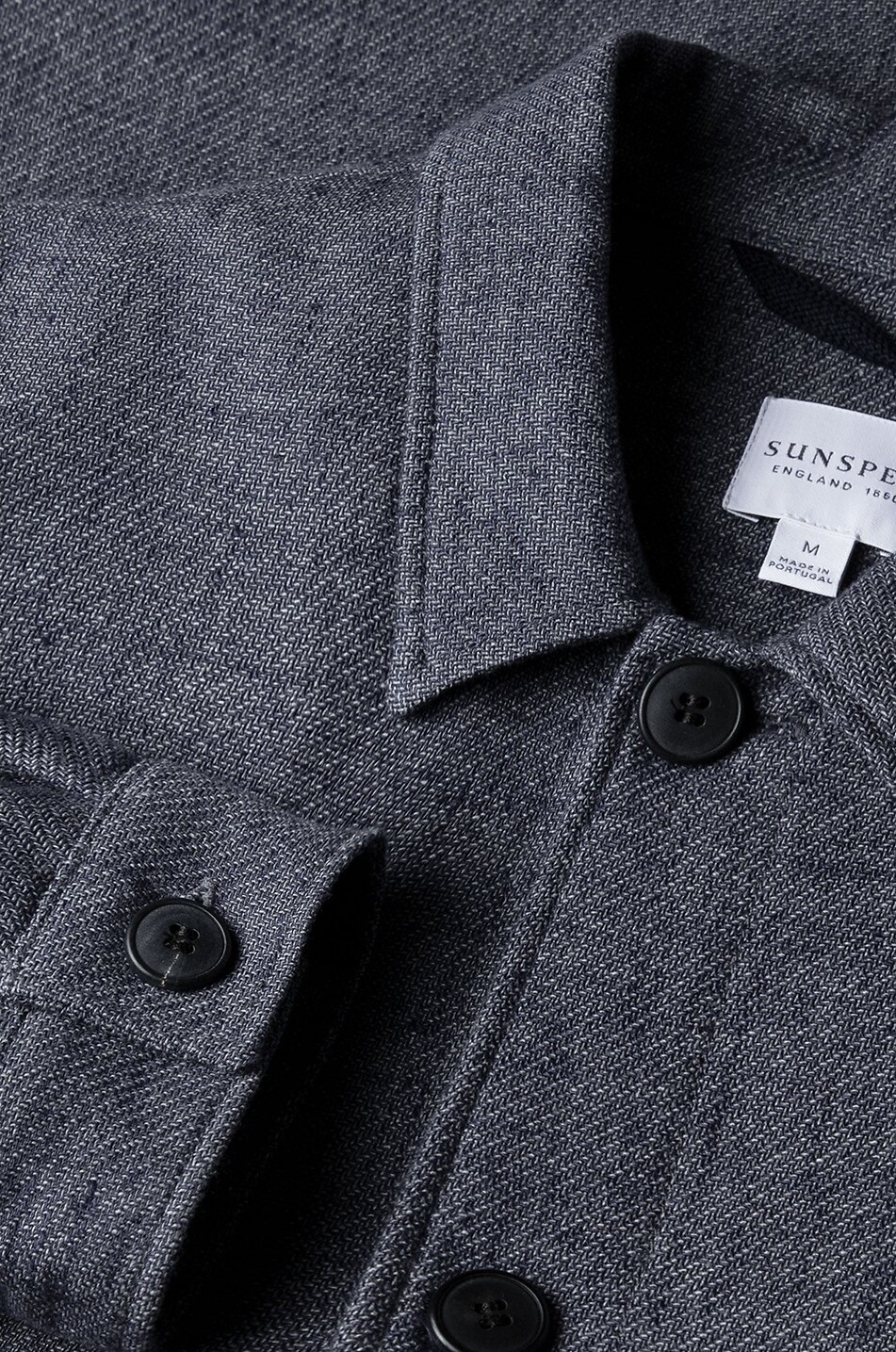 SUNSPEL Short linen and cotton lightweight jacket Men BLUE 4