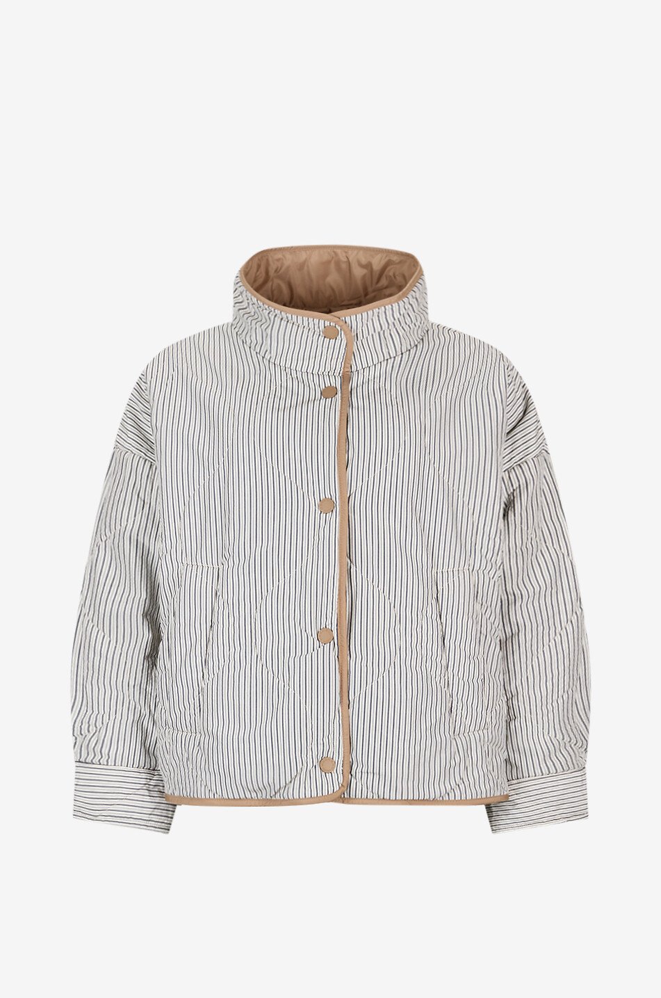 WEEKEND MAX MARA Kurze leichte Jacke mit Stehkragen Smalto Damen MITTELBRAUN 2