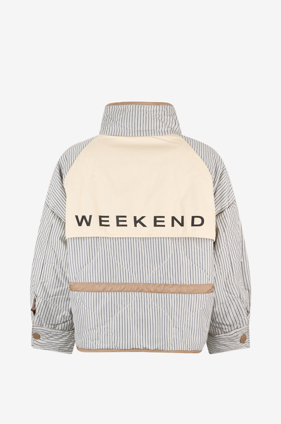 WEEKEND MAX MARA Kurze leichte Jacke mit Stehkragen Smalto Damen MITTELBRAUN 4