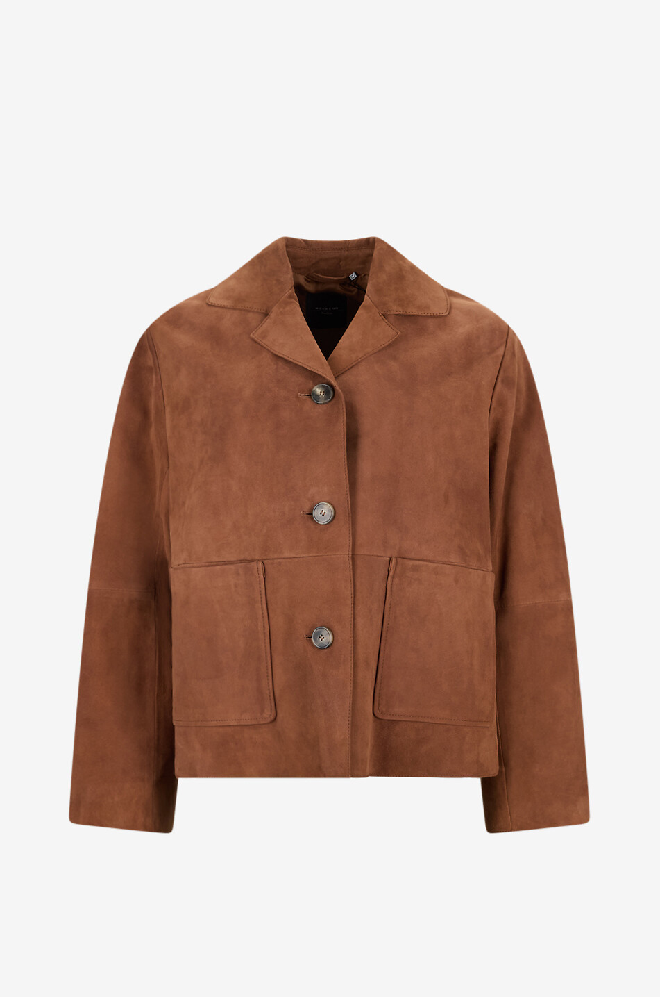 WEEKEND MAX MARA Kurze Jacke aus Ziegenleder Palchi Damen BRAUN 1