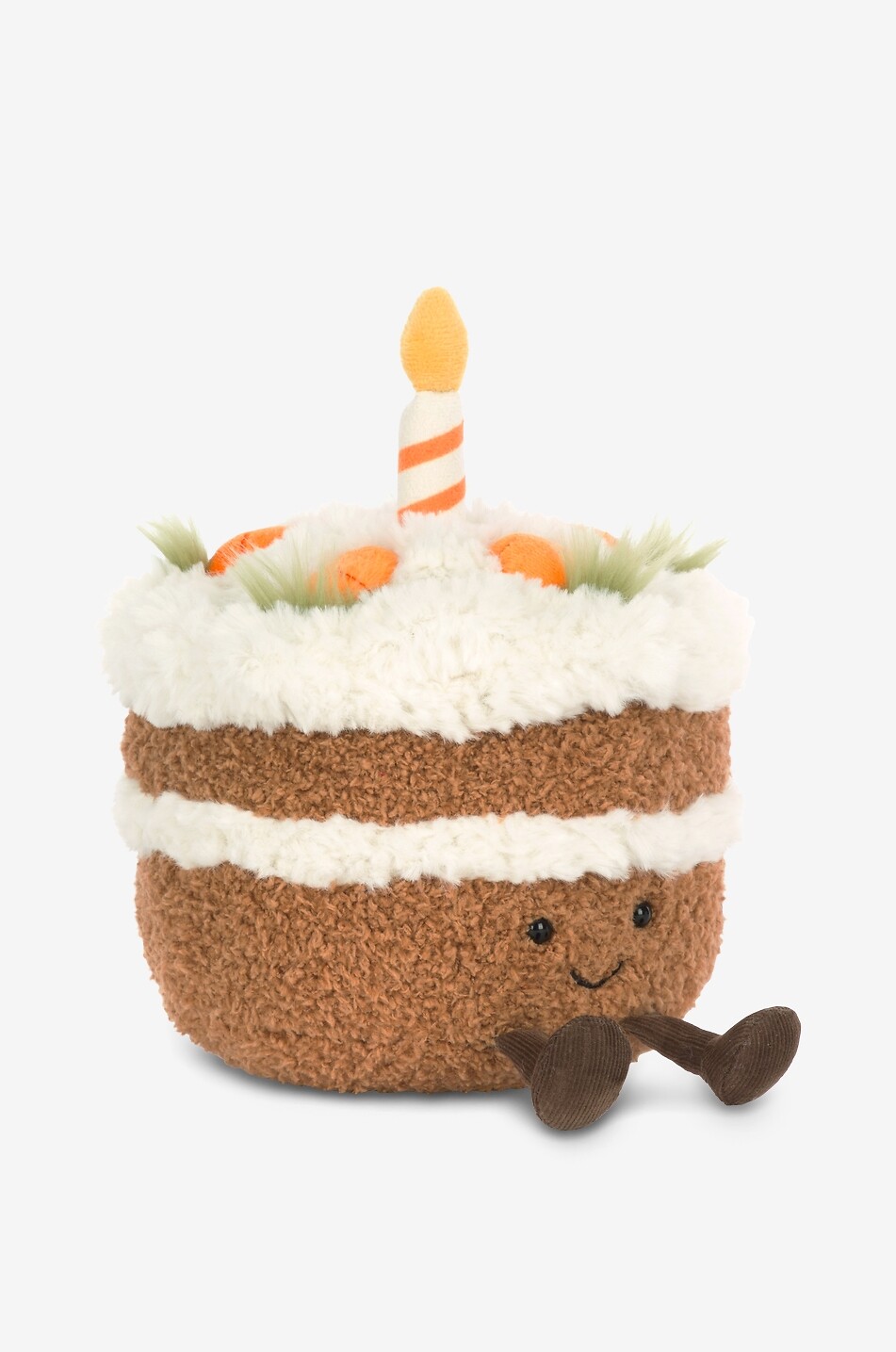 JELLYCAT Amuseables Carrot Cake children's carrot cake soft toy Unisex MULTI COLOURED 2