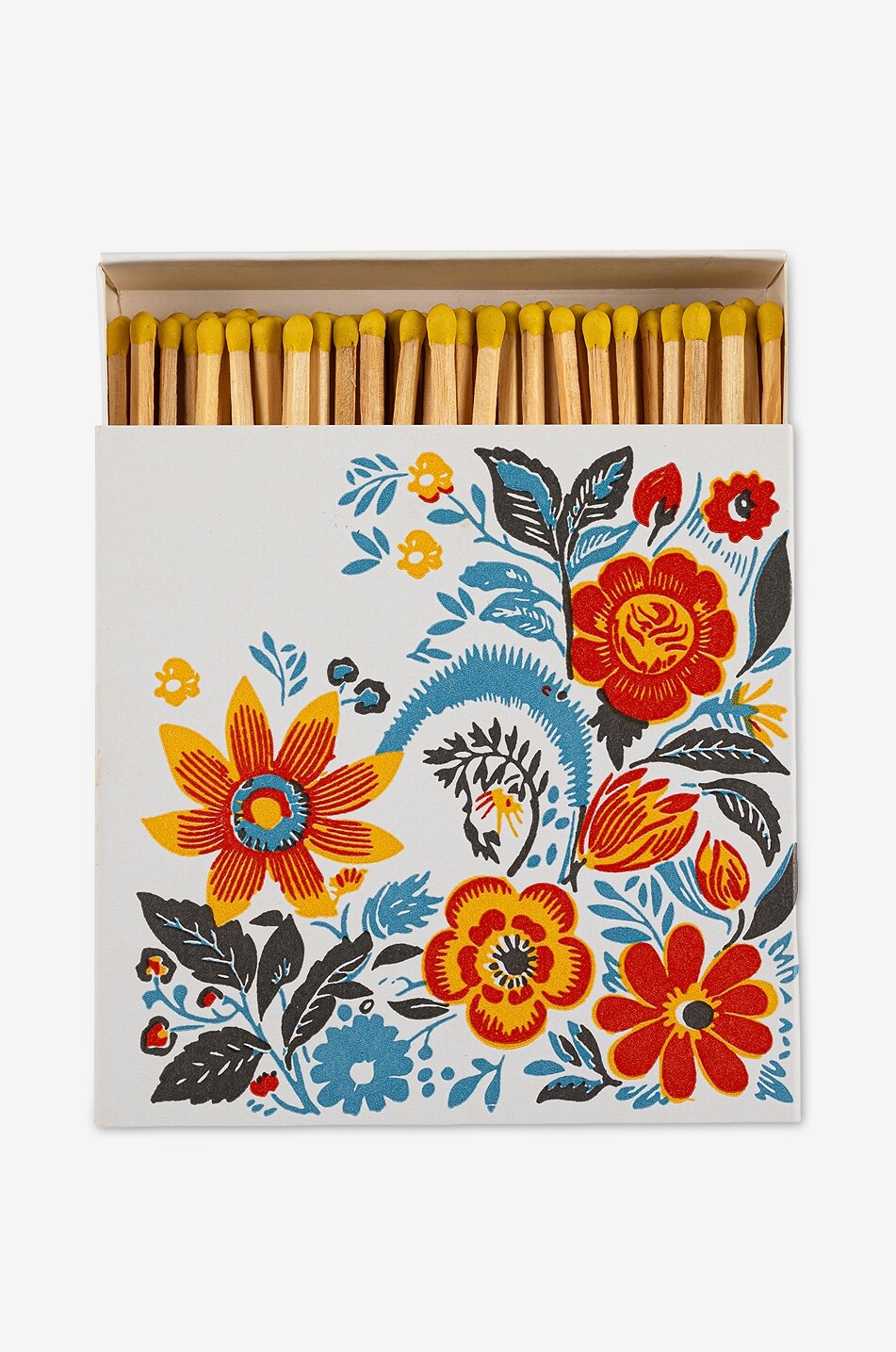 Flower Match wooden matches