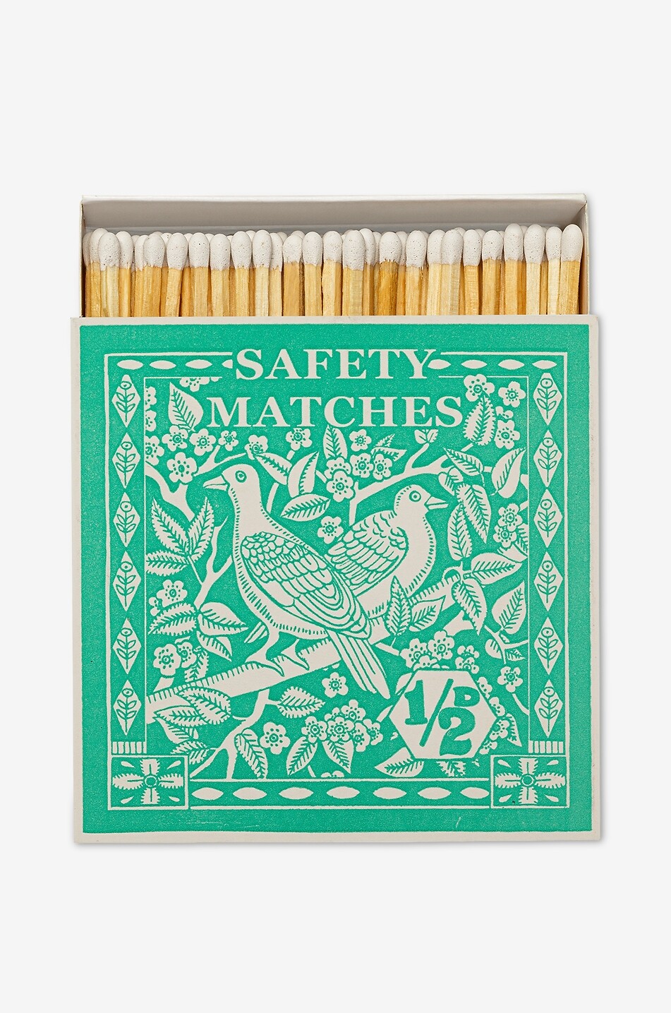 Birdy Stamp box with 125 matches