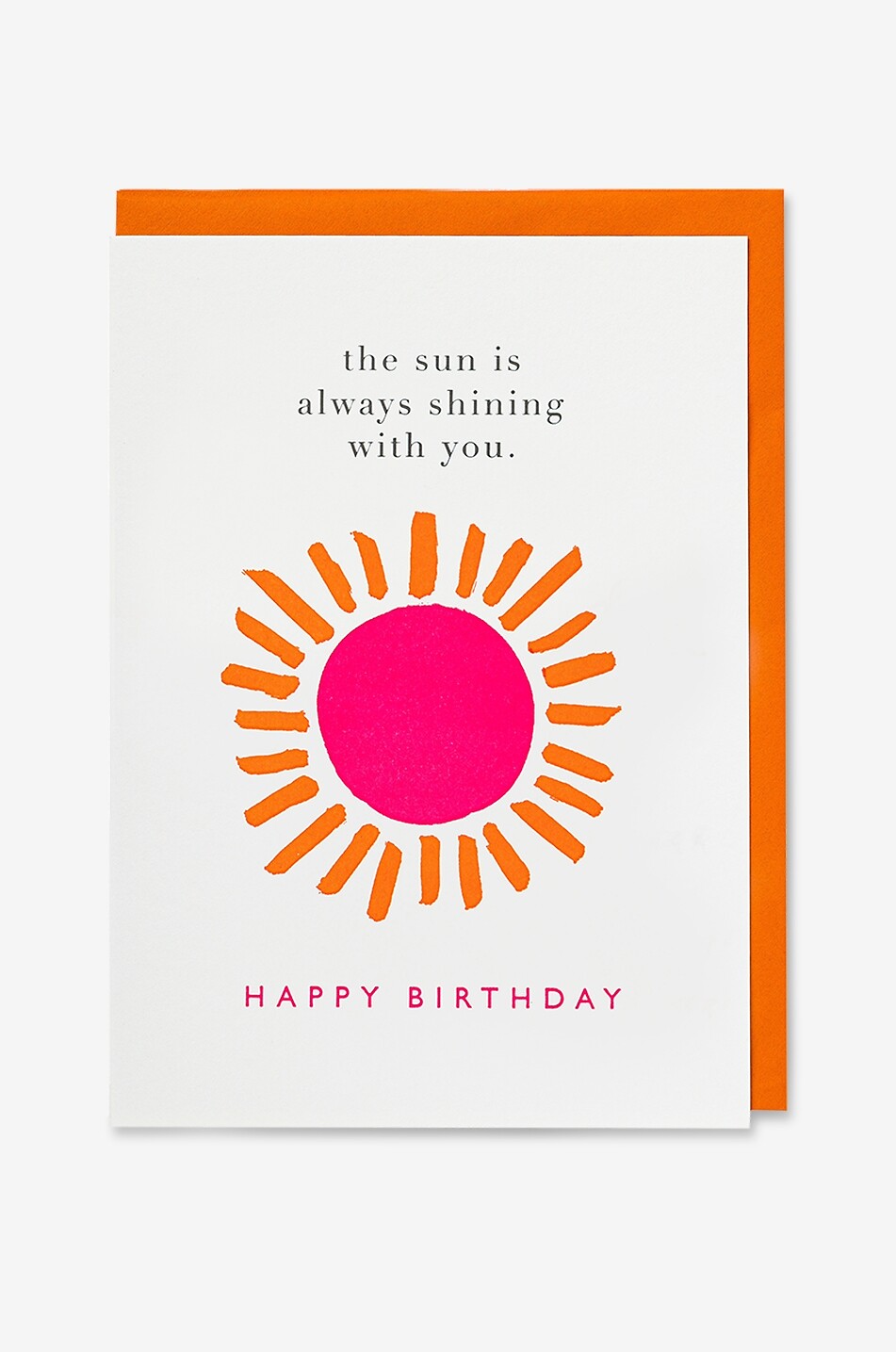 Birthday Sunshine paper birthday card