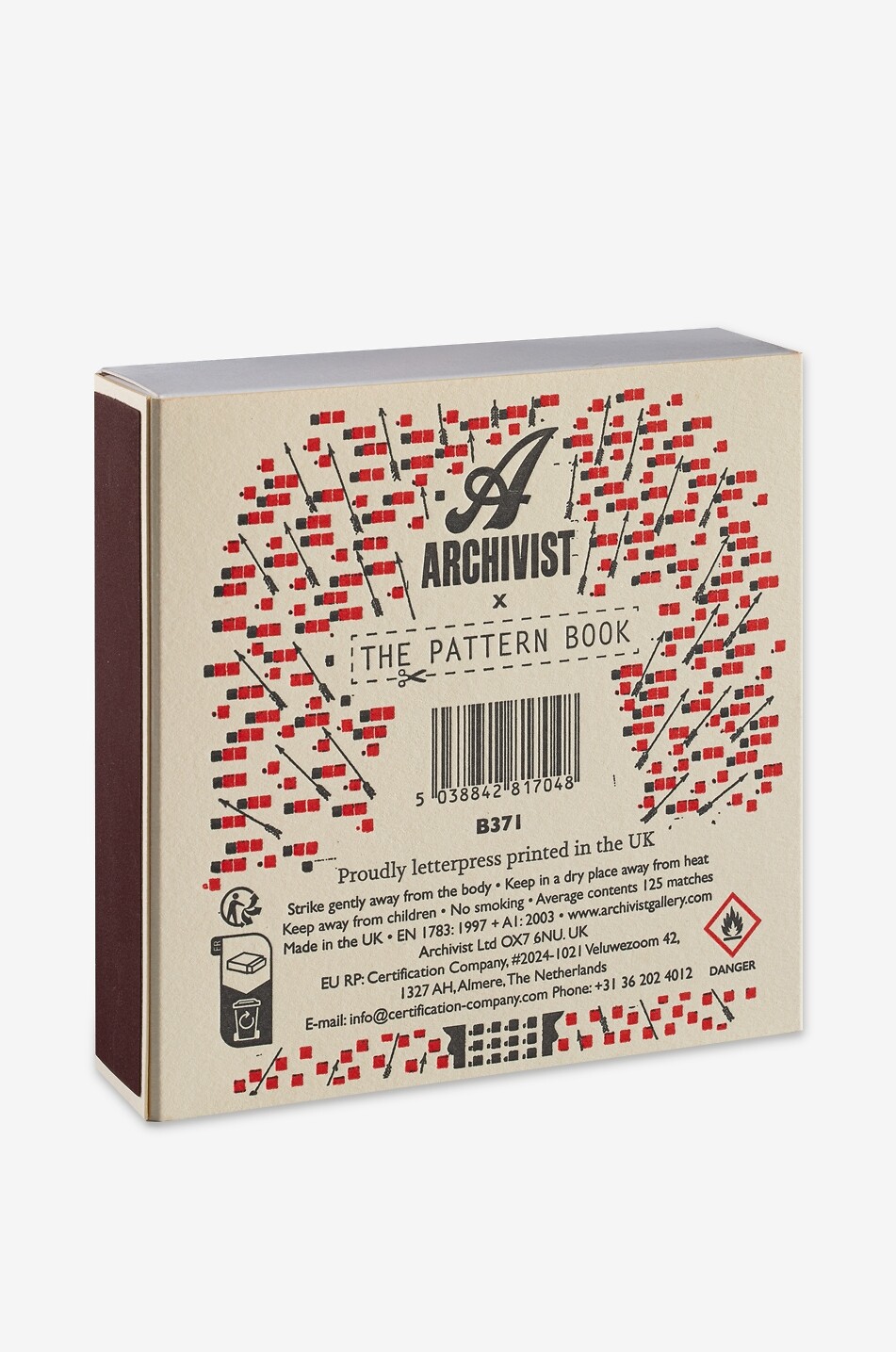 ARCHIVIST Birthday Candle box with 125 matches Home MULTI COLOURED 3