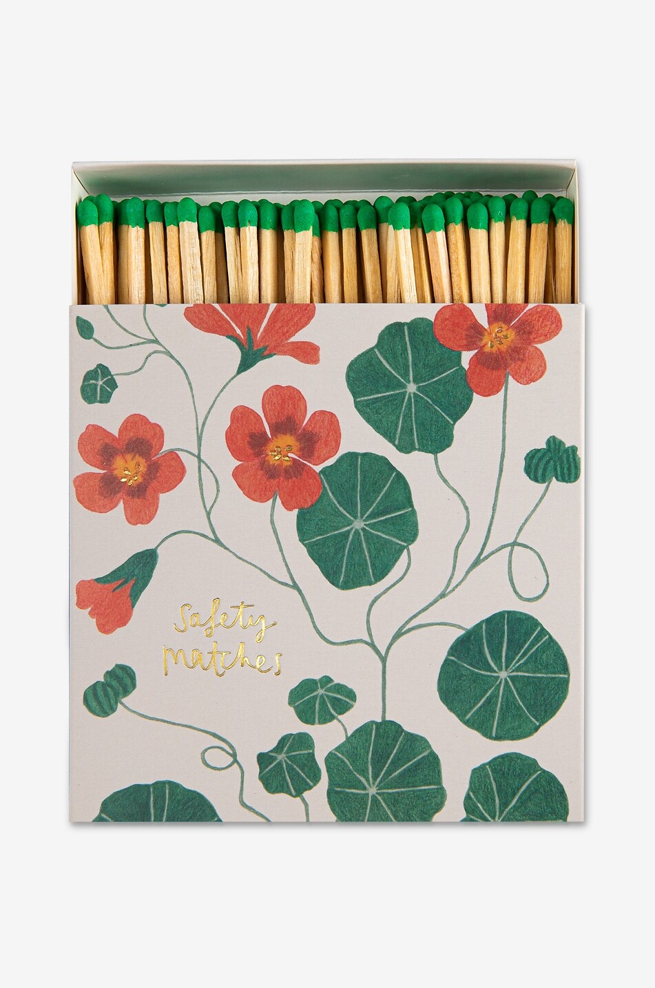 ARCHIVIST Streichholzschachtel aus Holz Nasturtium Matches Haus BUNT 1