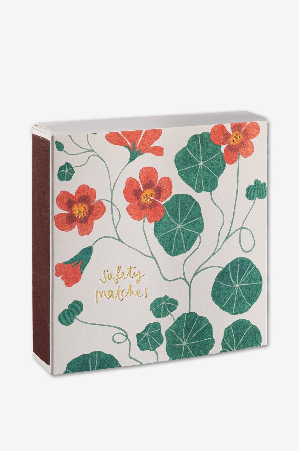 ARCHIVIST Streichholzschachtel aus Holz Nasturtium Matches Haus BUNT 2