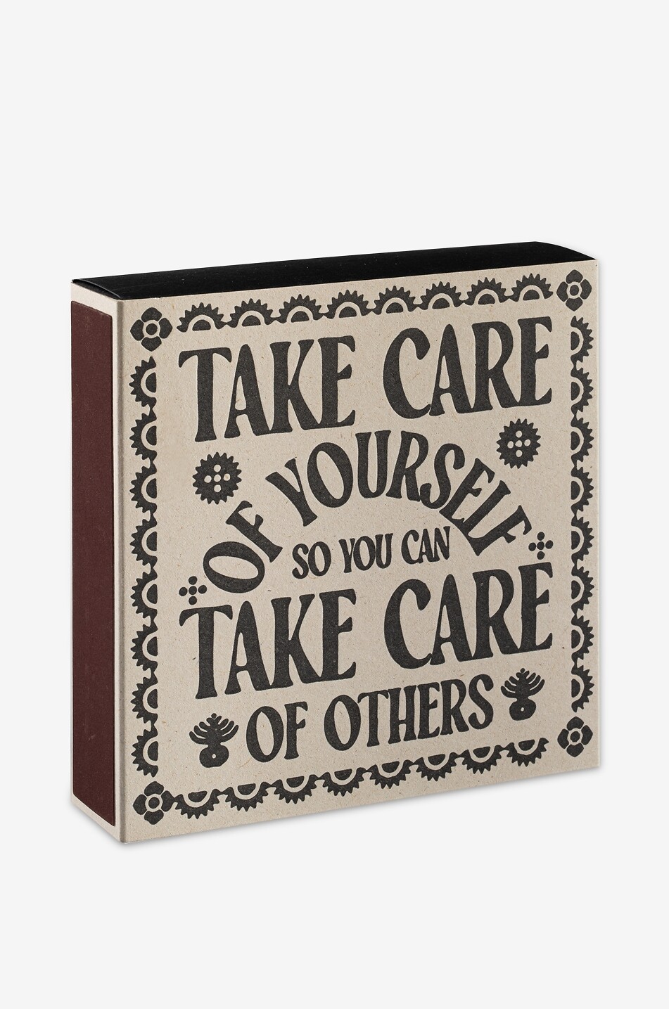 ARCHIVIST Take Care Of Yourself wooden matchbox Home MULTI COLOURED 2