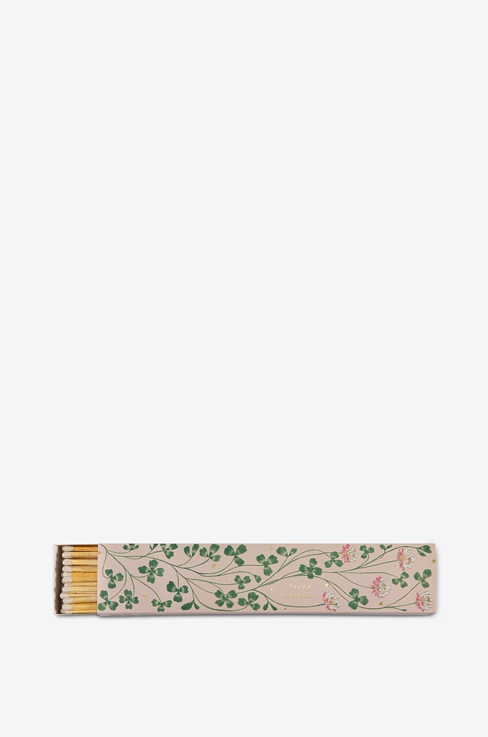 Schachtel mit 45 langen Streichhölzern Lucky Clover