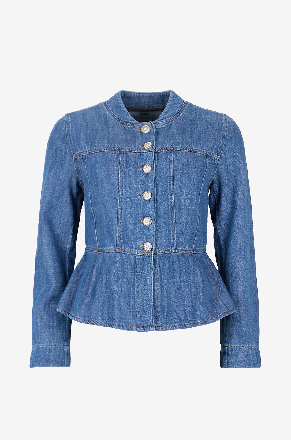 Sequin tweed fitted tailoring jacket - FABIANA FILIPPI - DARK BLUE