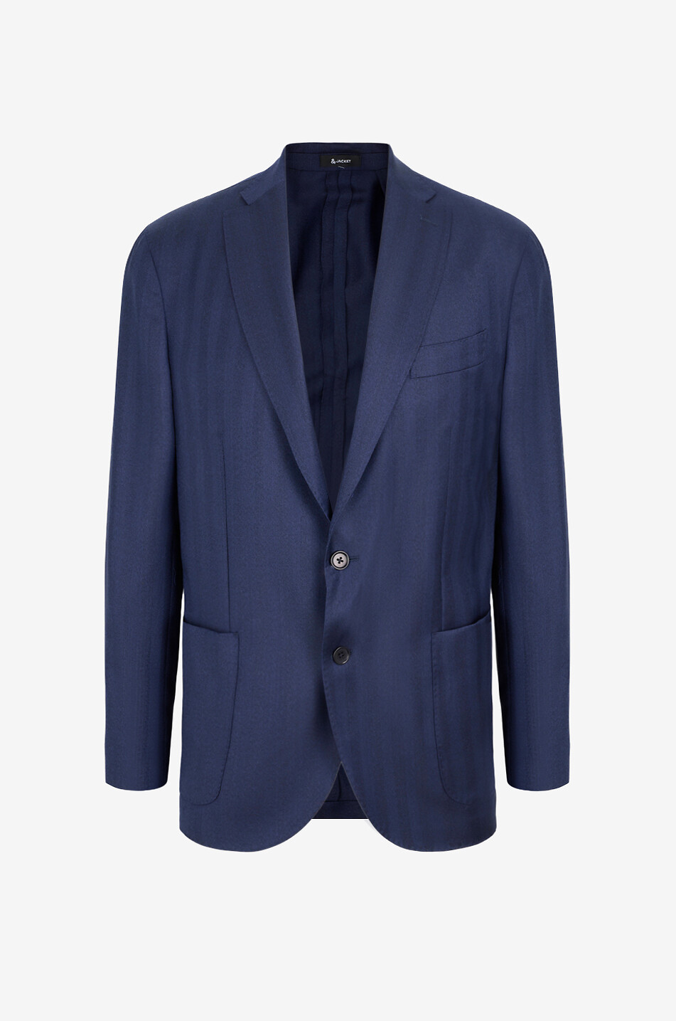 Wool blazer with lapels