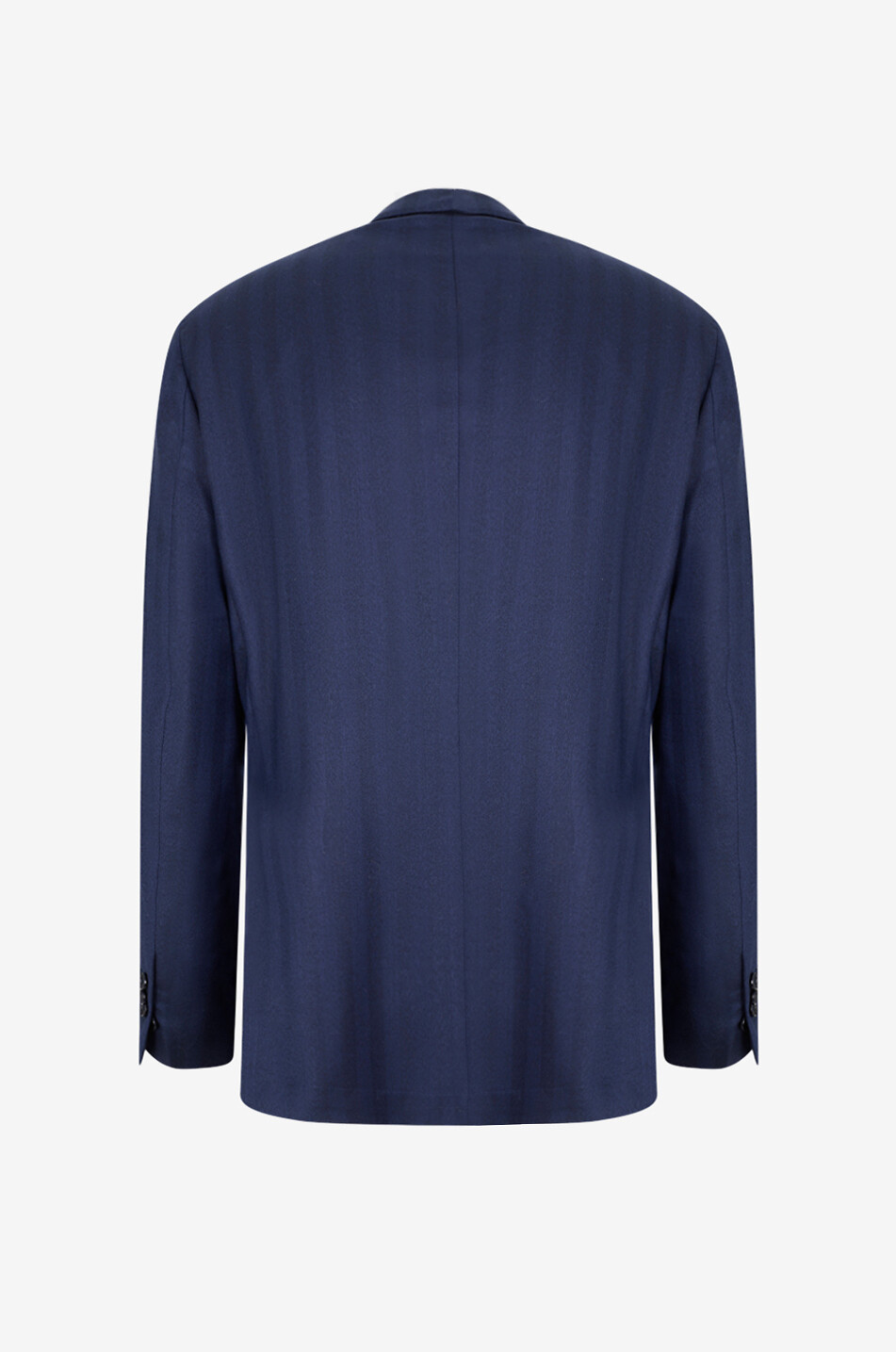 BONGENIE Wool blazer with lapels Men DARK BLUE 2