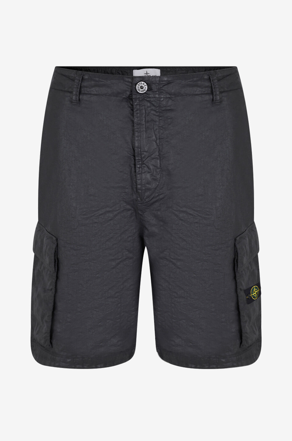 6200012 organic cotton fleece Bermuda shorts - STONE ISLAND