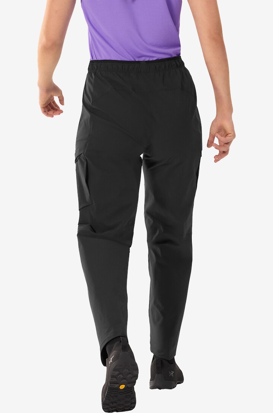 ARC'TERYX Wanderhose aus Softshell Gamma Utility Damen SCHWARZ 4