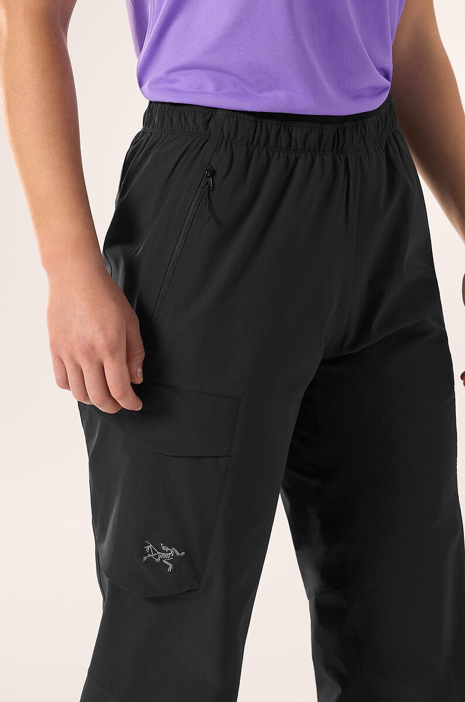 ARC'TERYX Wanderhose aus Softshell Gamma Utility Damen SCHWARZ 6