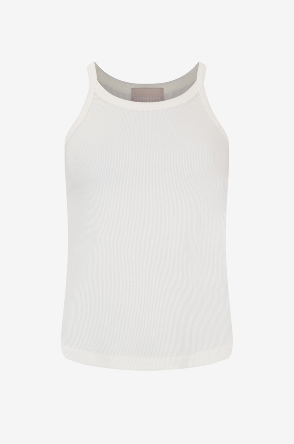 HEMISPHERE Cinja crew-neck cotton tank top Women WHITE 1
